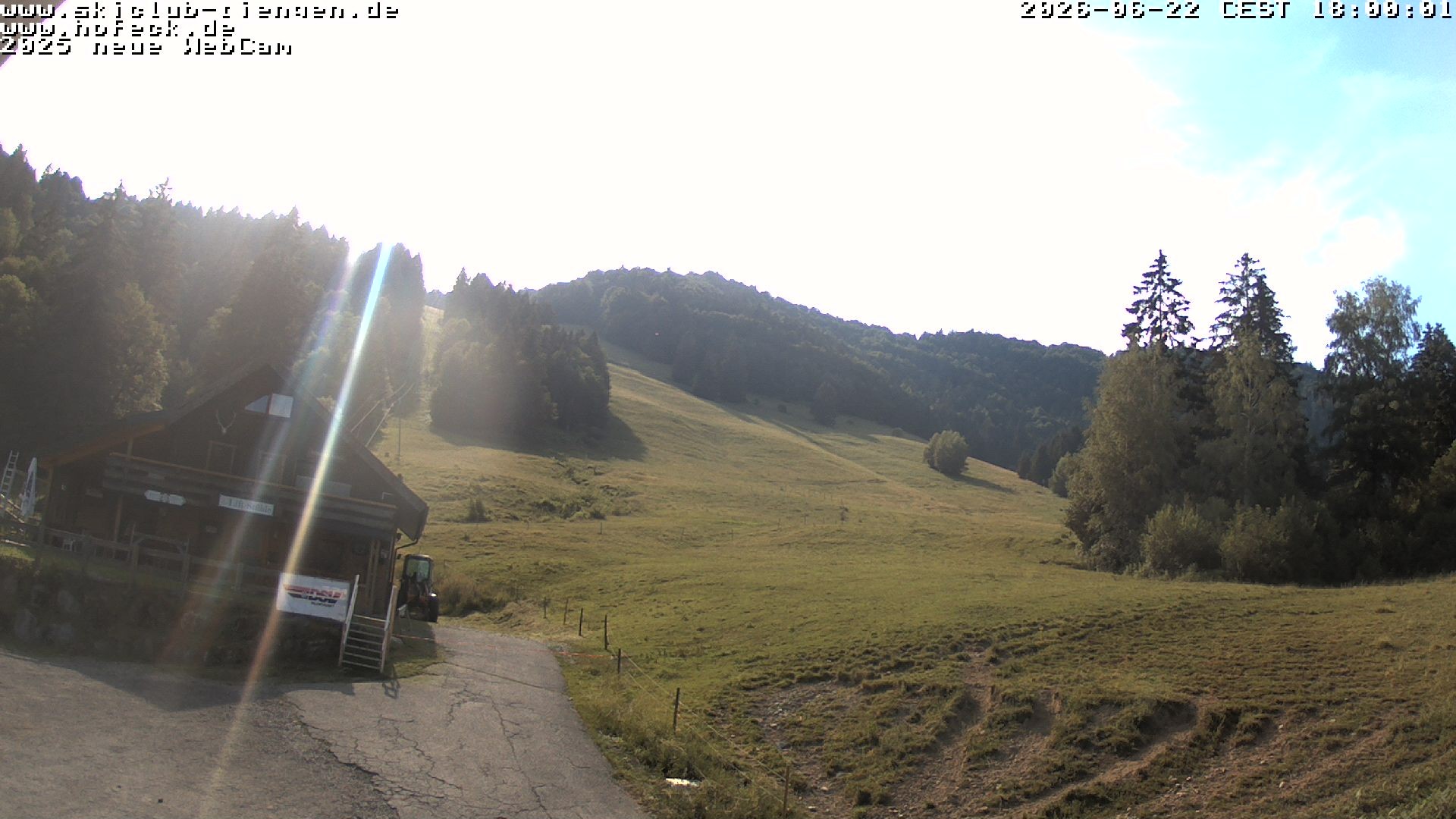 Archived image Webcam Skilifte Hofeck