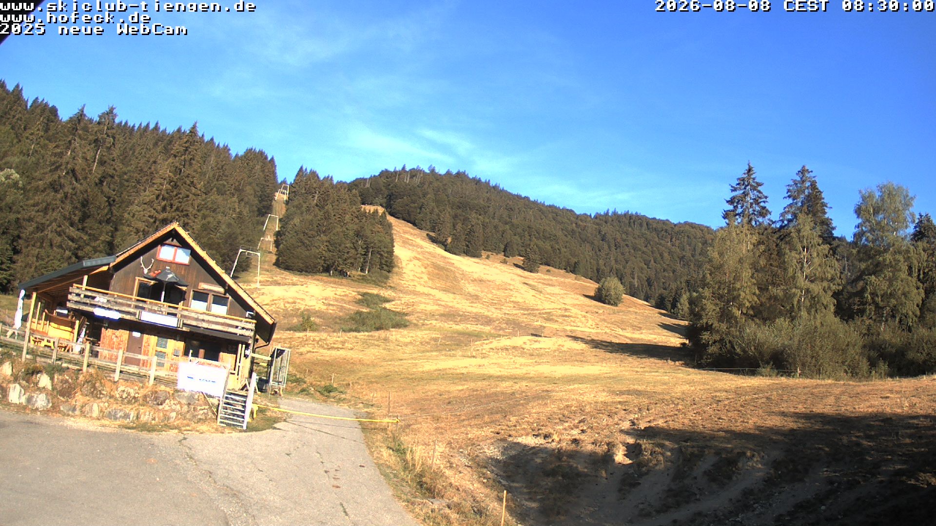 Archived image Webcam Skilifte Hofeck