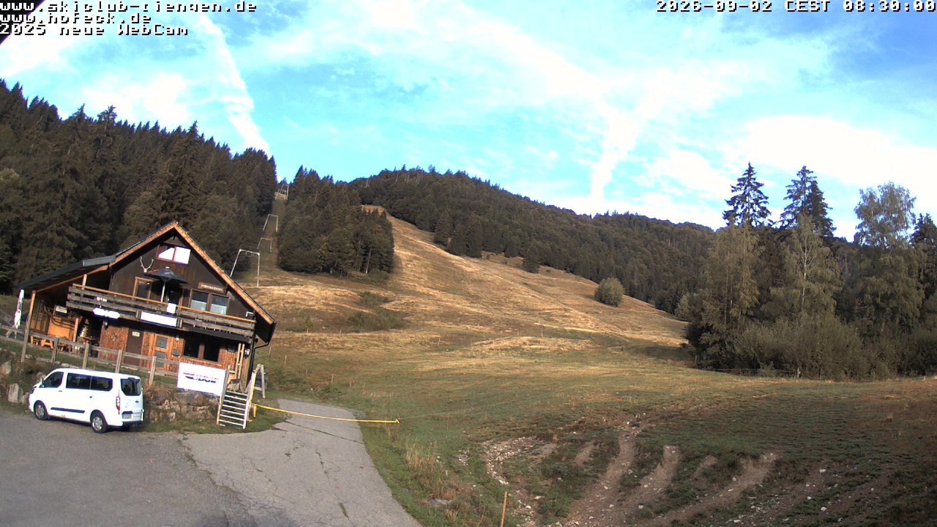 Archived image Webcam Skilifte Hofeck