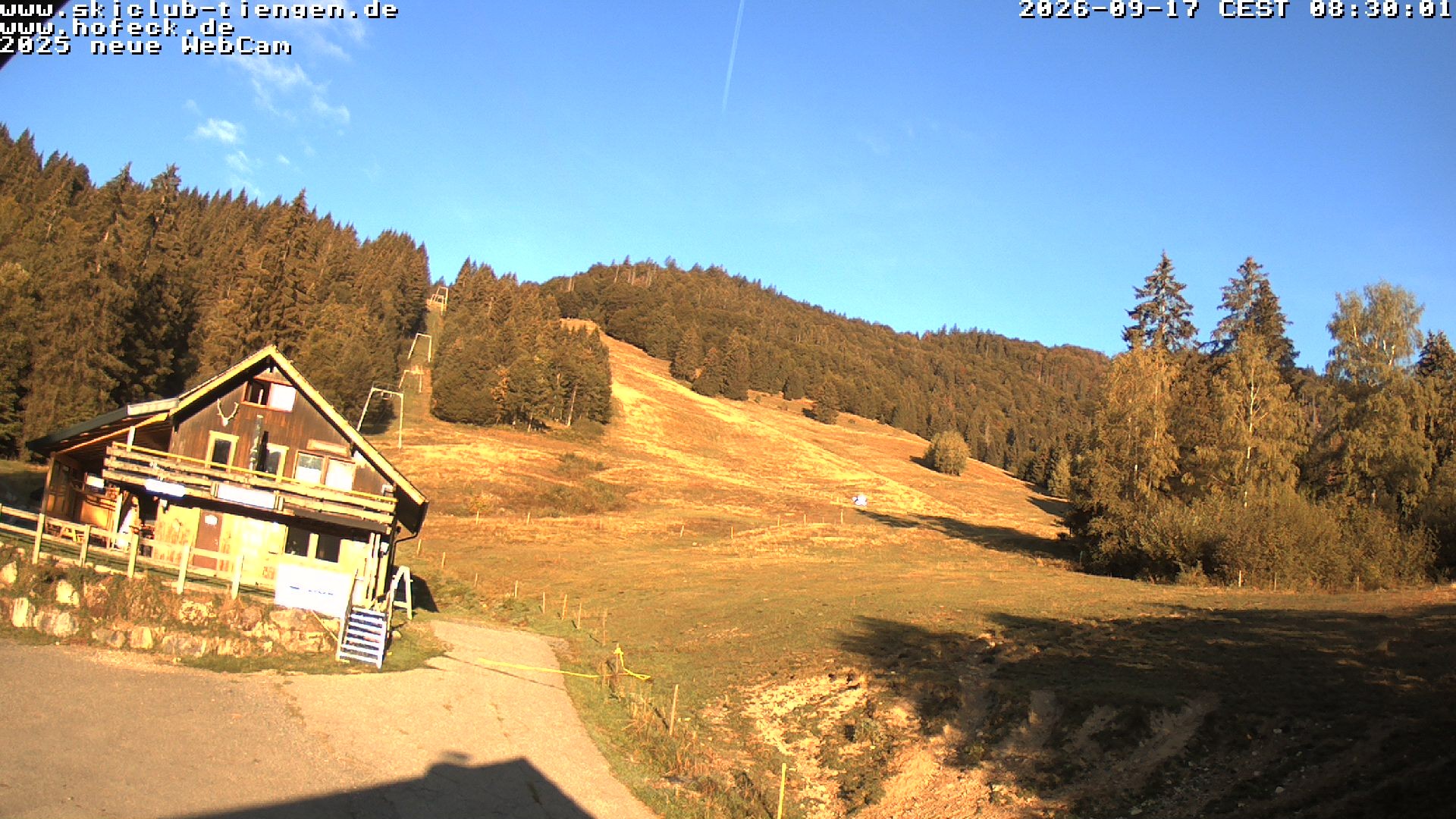 Archived image Webcam Skilifte Hofeck