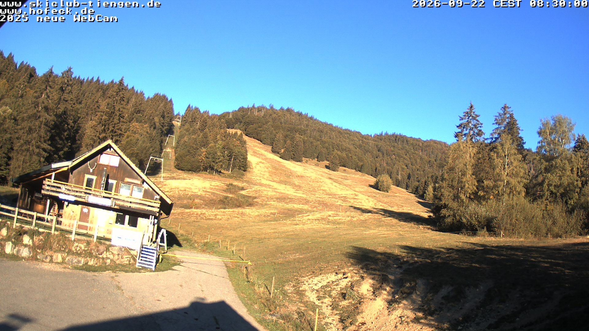 Archived image Webcam Skilifte Hofeck