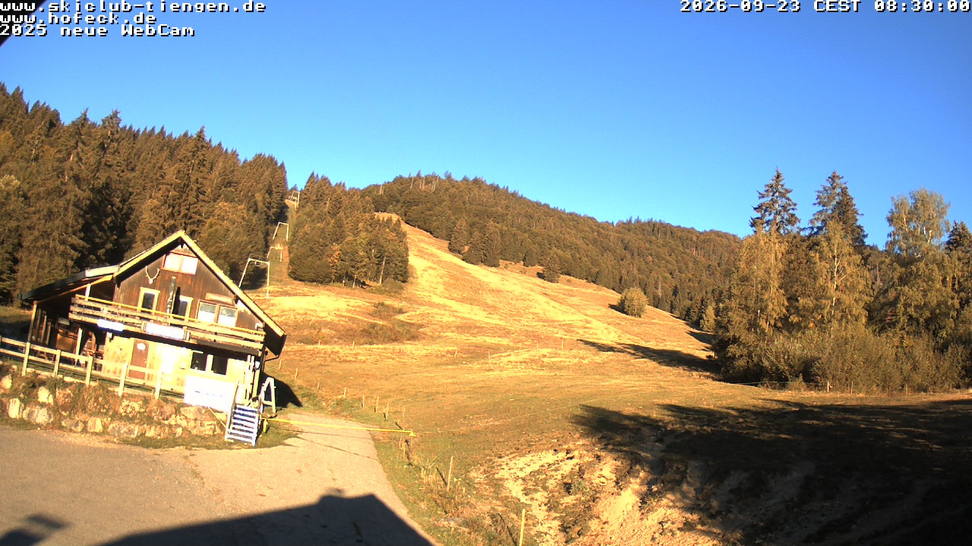 Archived image Webcam Skilifte Hofeck