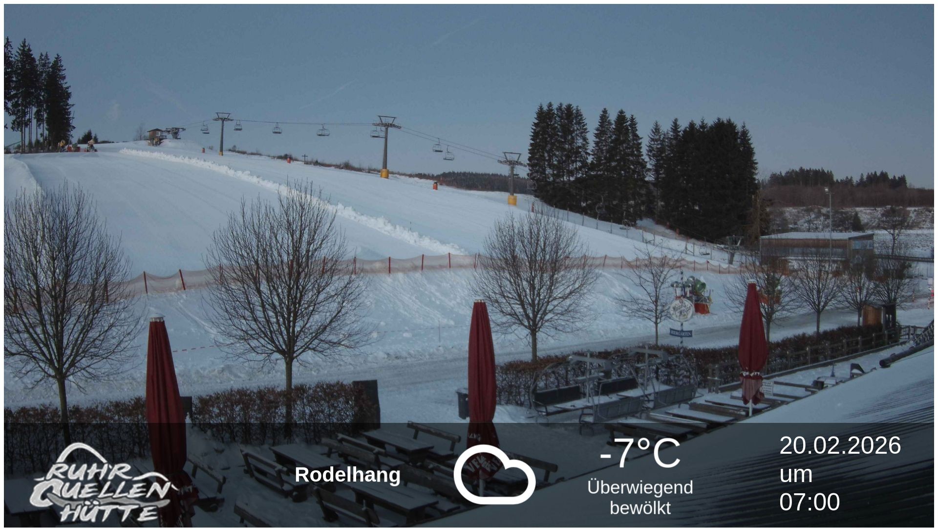 Archiv Foto Webcam Winterberg: Ruhrquelle Talstation