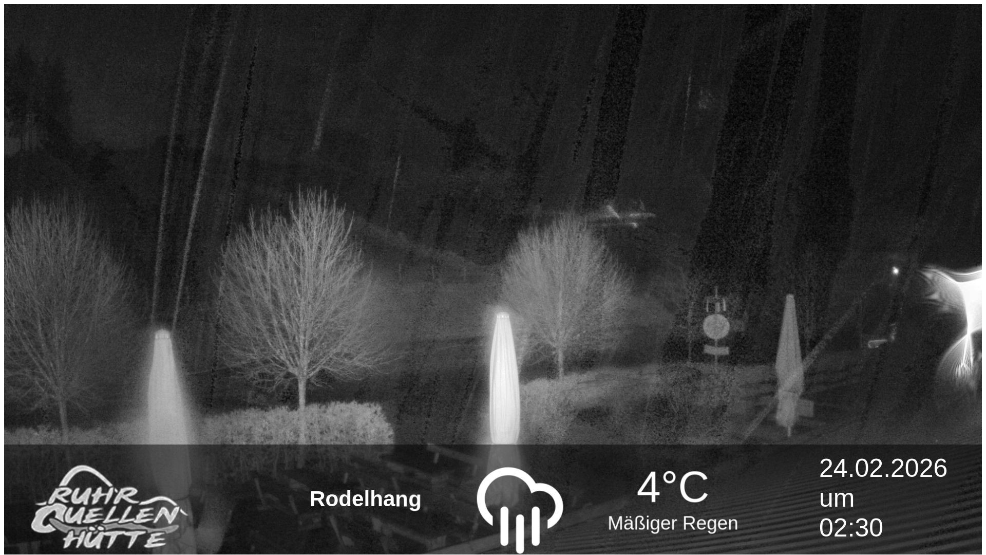 Archived image Webcam Ruhrquelle Winterberg Lower station