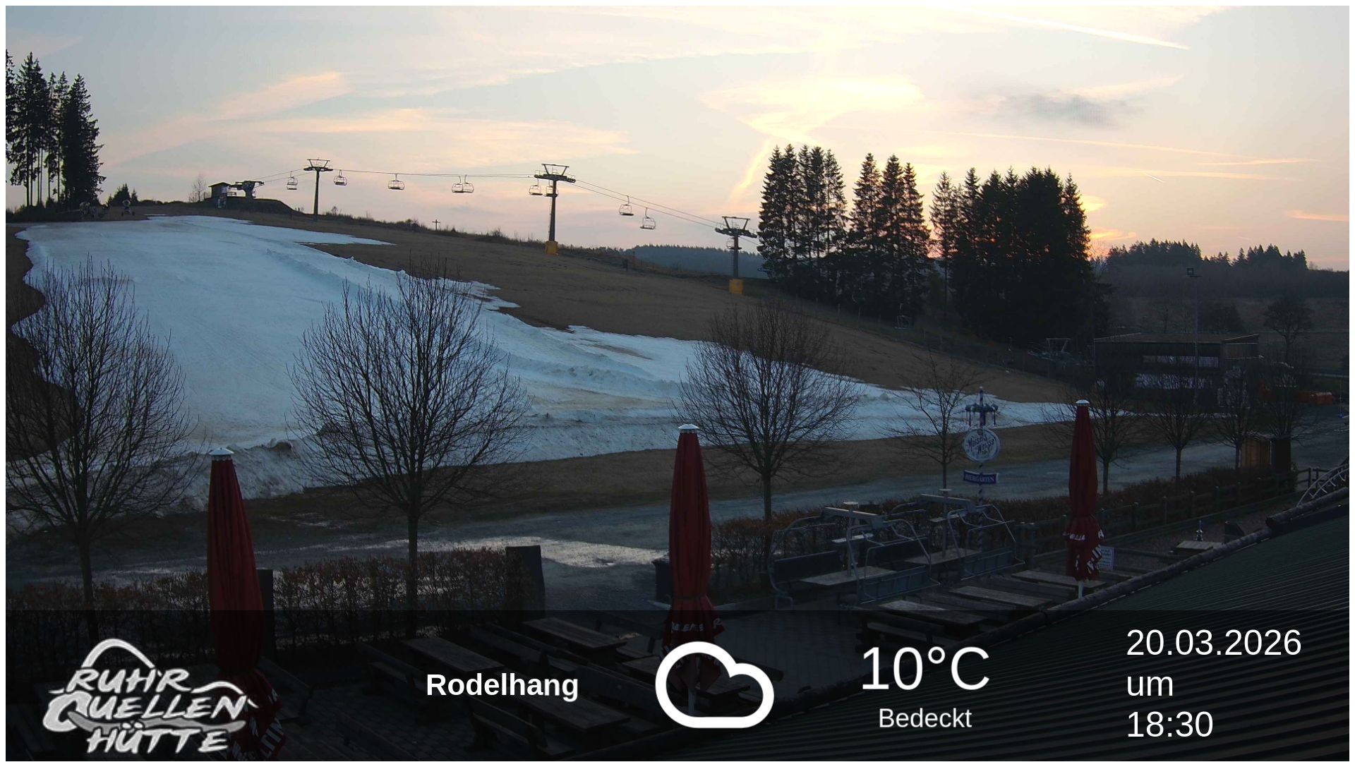 Archiv Foto Webcam Winterberg: Ruhrquelle Talstation