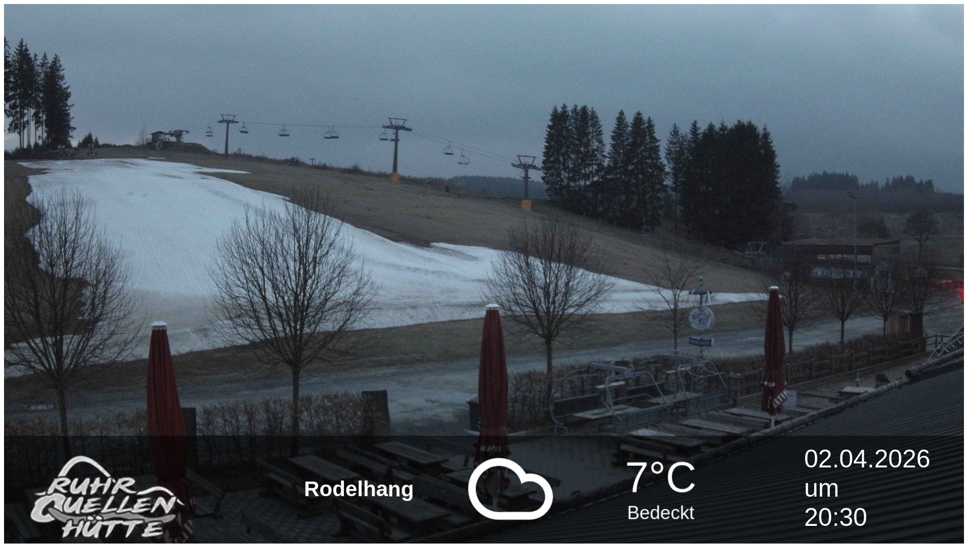 Archiv Foto Webcam Winterberg: Ruhrquelle Talstation