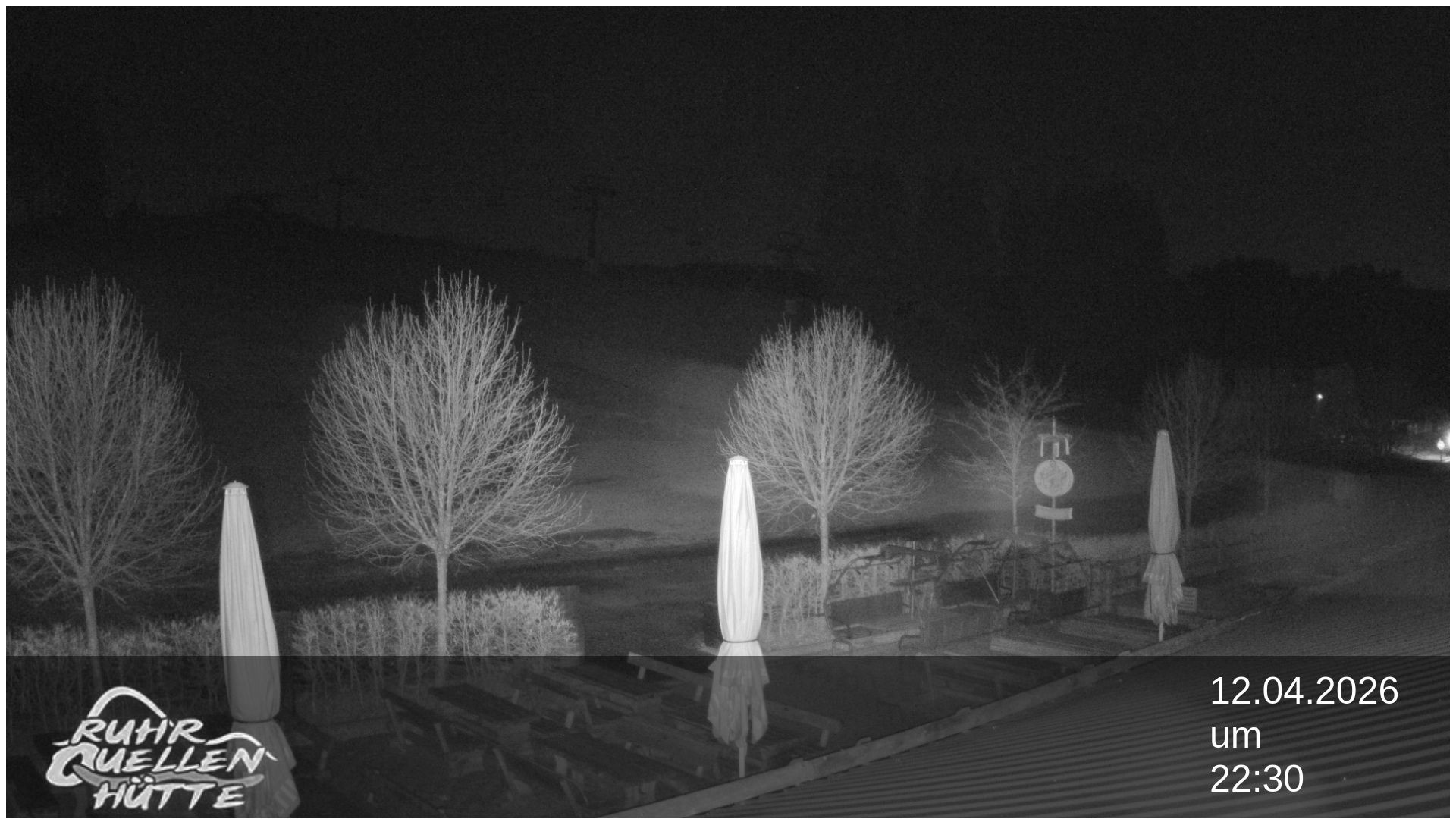 Archived image Webcam Ruhrquelle Winterberg Lower station