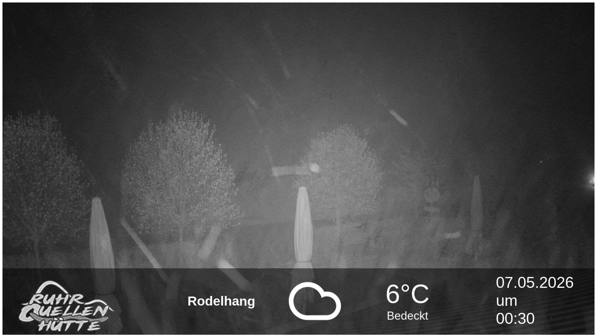 Archived image Webcam Ruhrquelle Winterberg Lower station