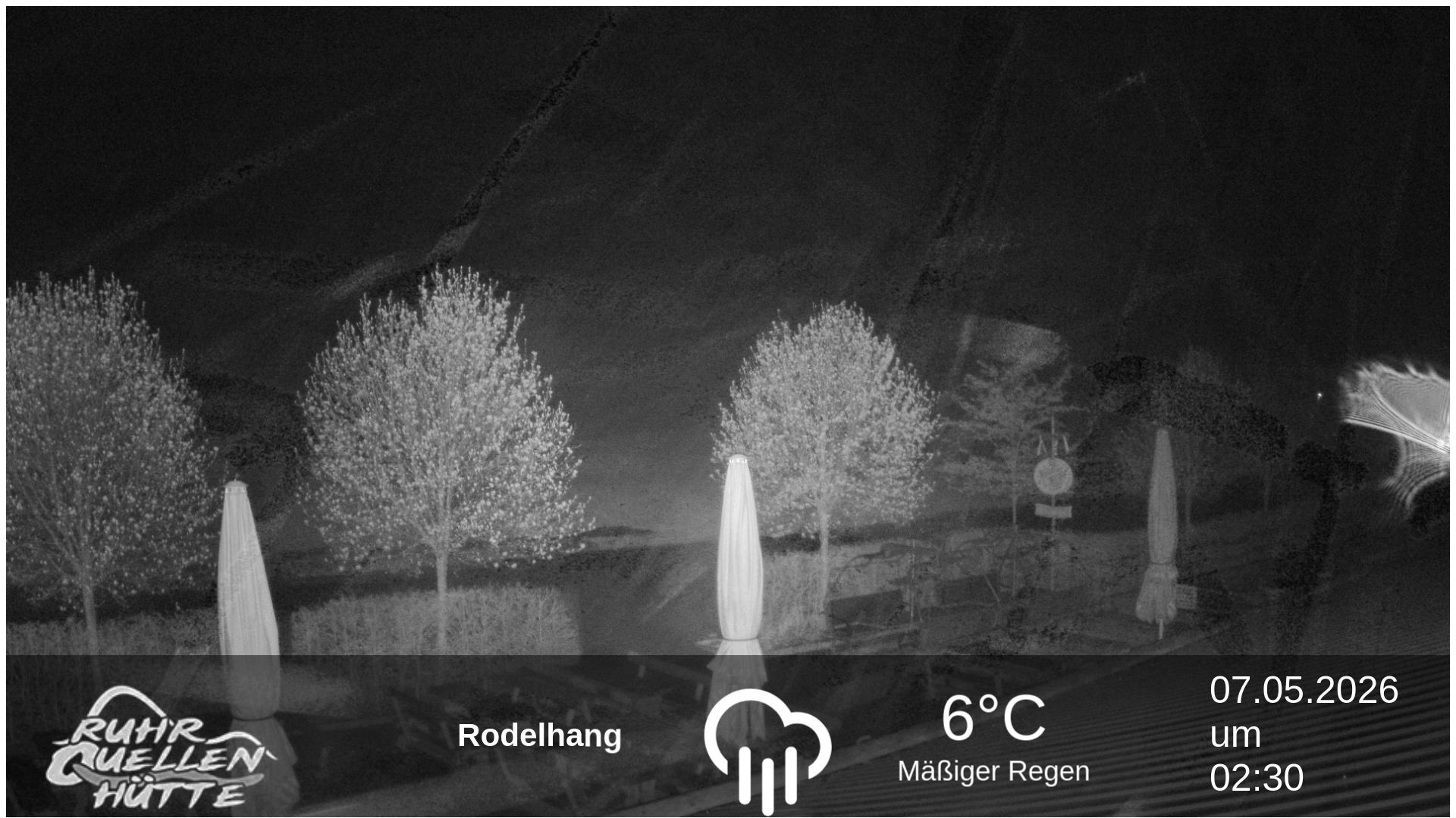 Archived image Webcam Ruhrquelle Winterberg Lower station