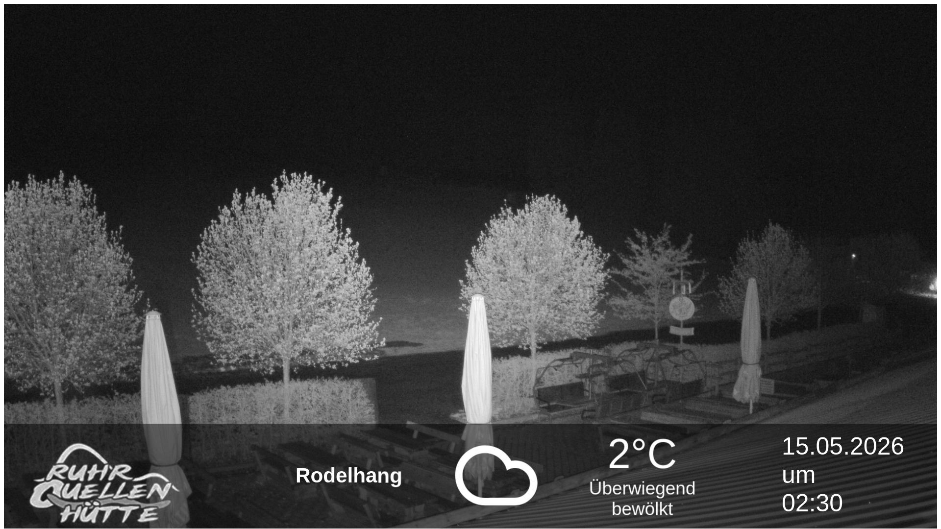 Archived image Webcam Ruhrquelle Winterberg Lower station