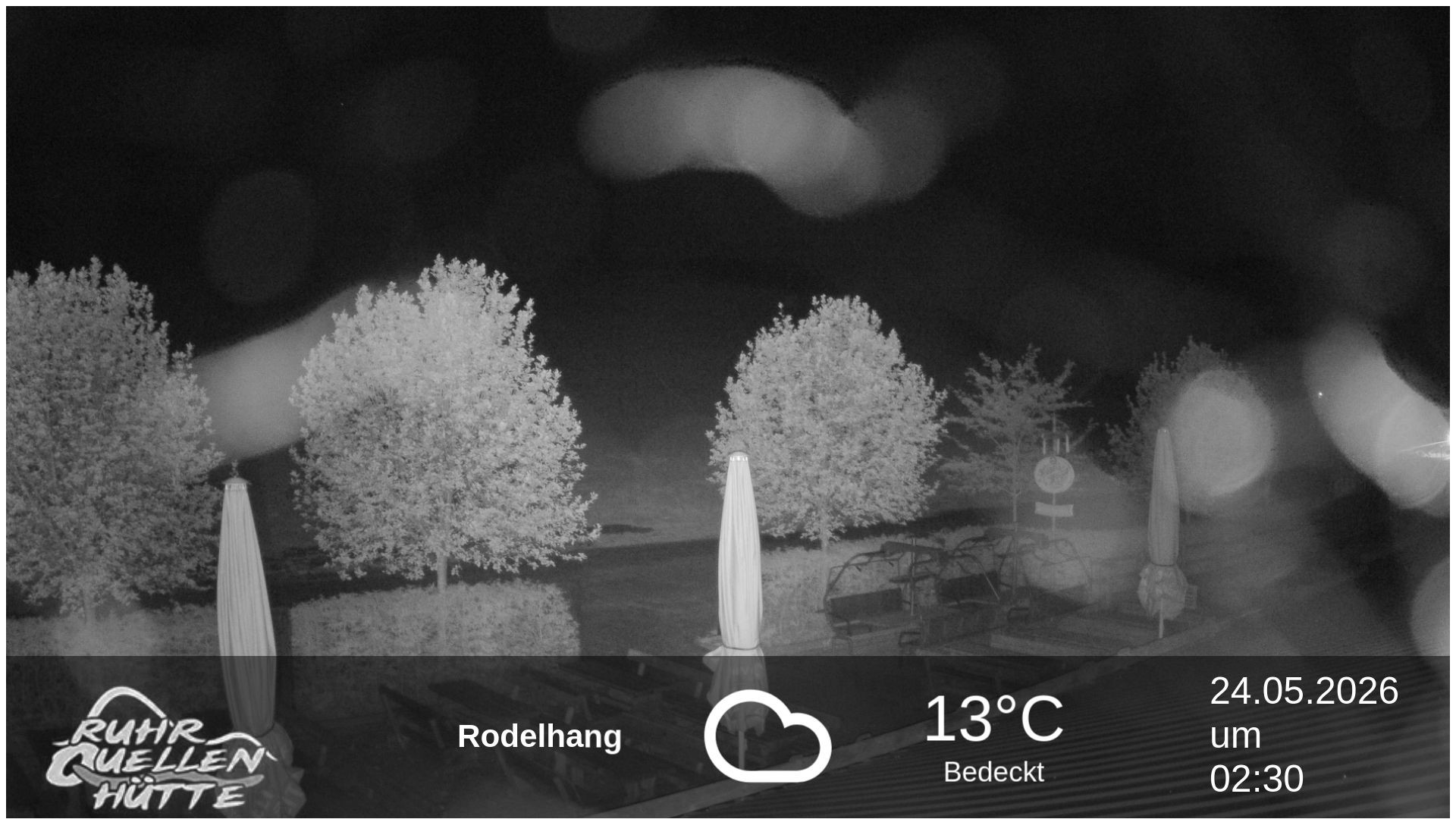 Archived image Webcam Ruhrquelle Winterberg Lower station