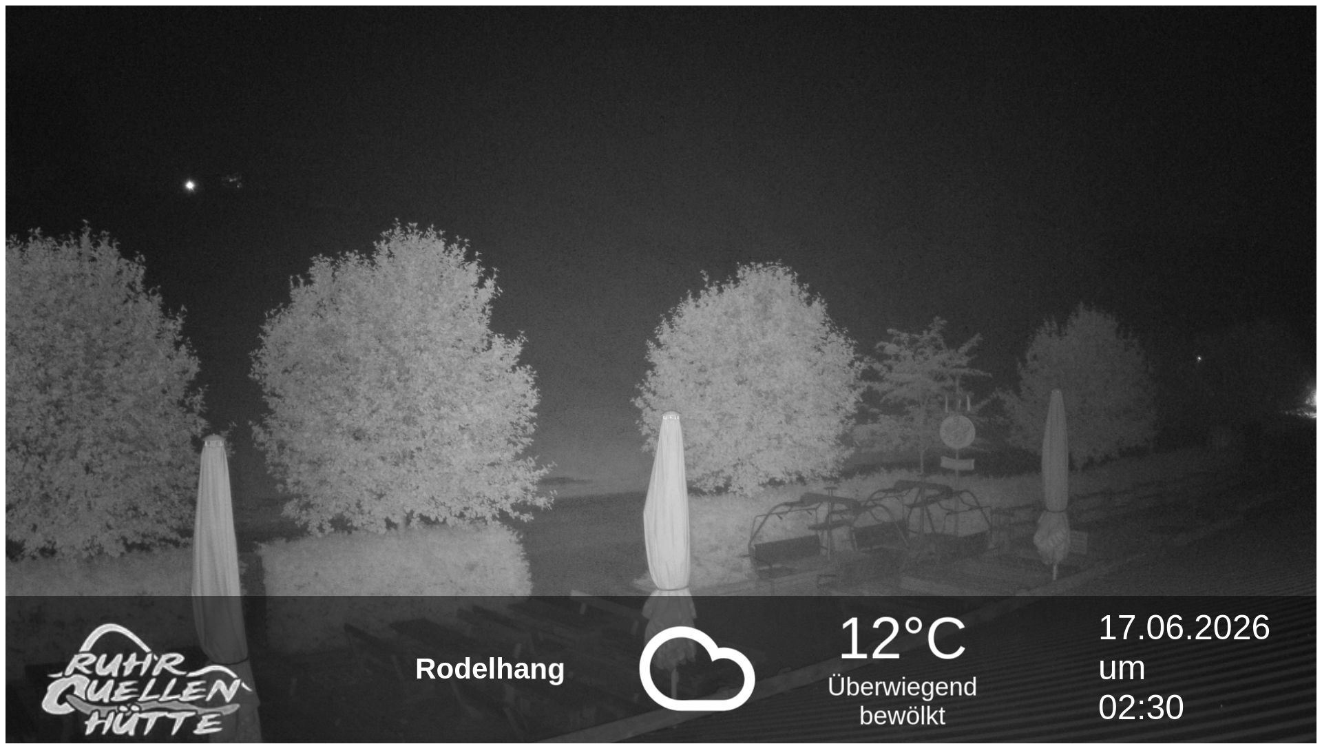 Archived image Webcam Ruhrquelle Winterberg Lower station
