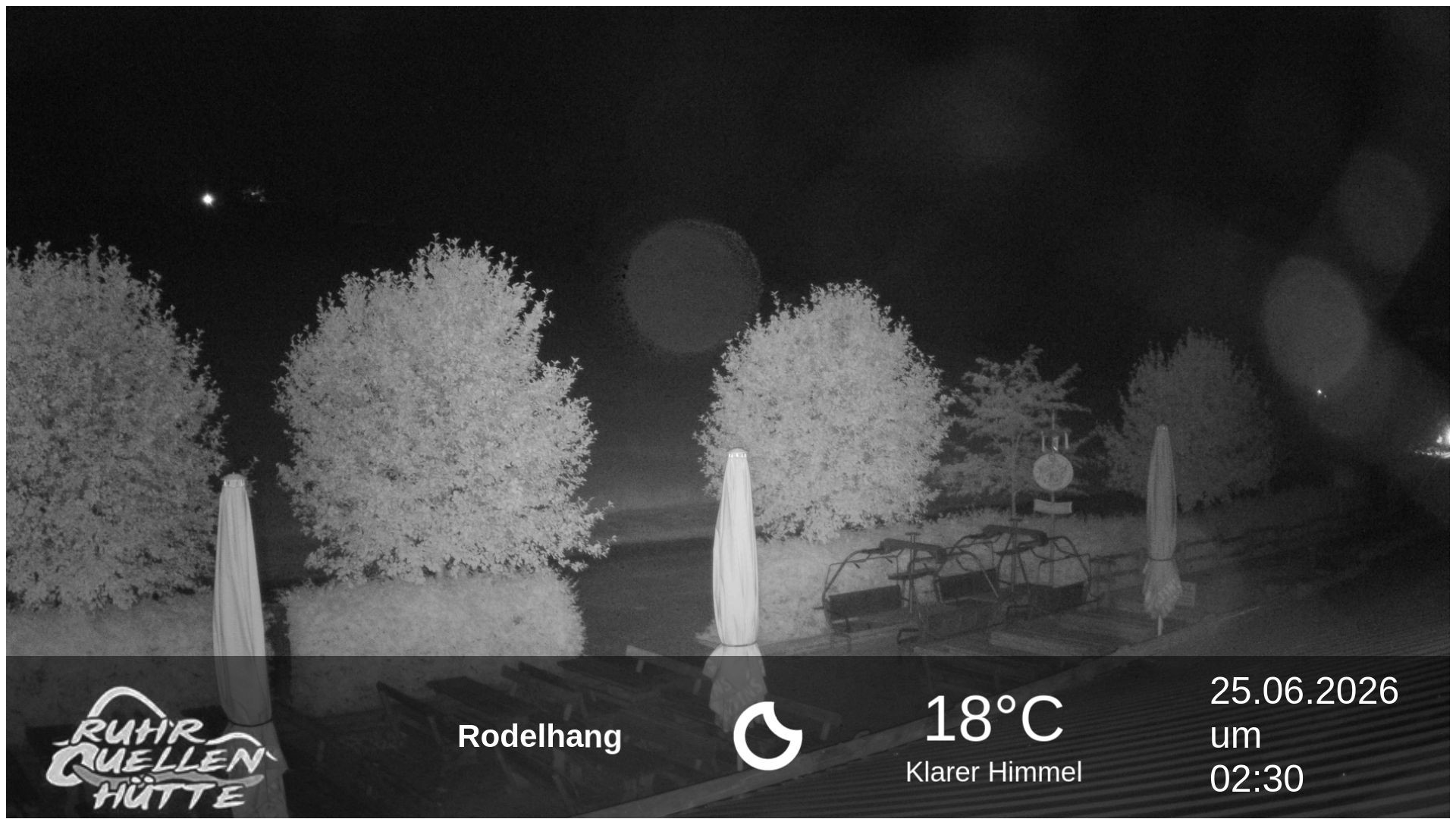 Archived image Webcam Ruhrquelle Winterberg Lower station
