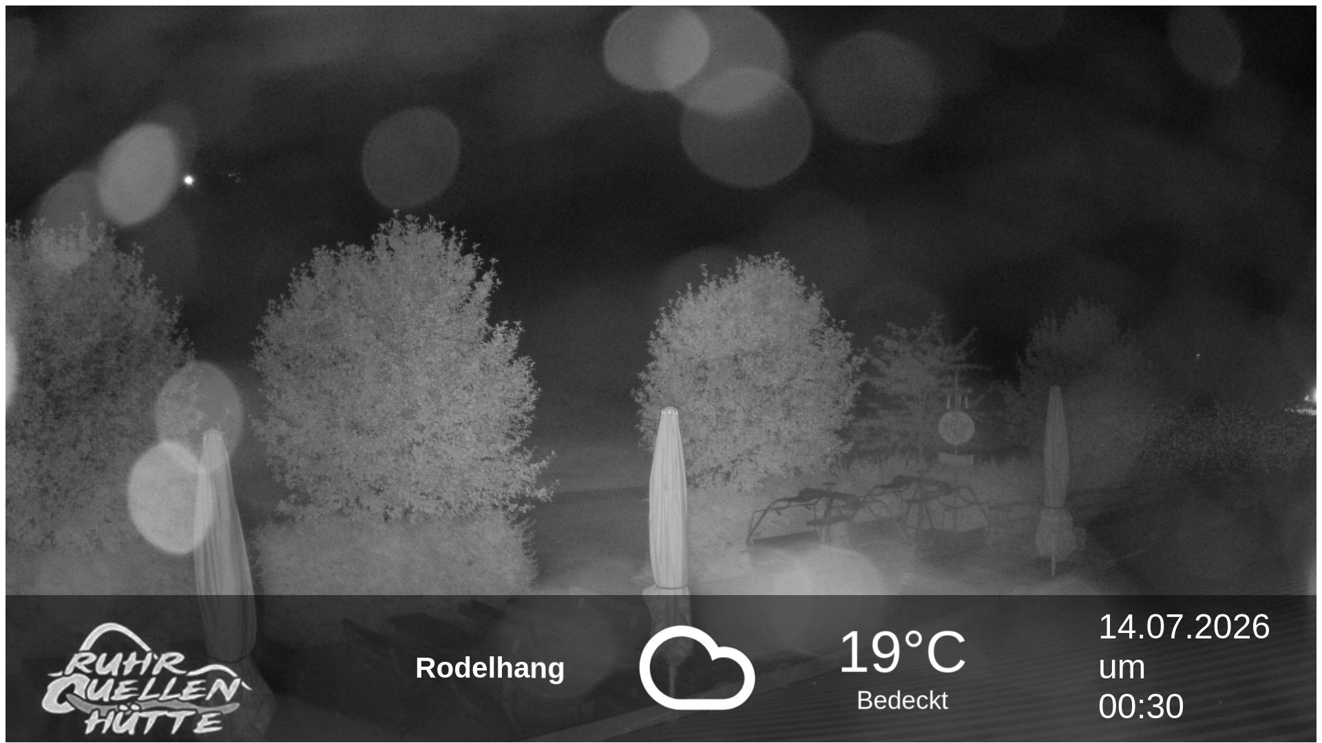 Archived image Webcam Ruhrquelle Winterberg Lower station