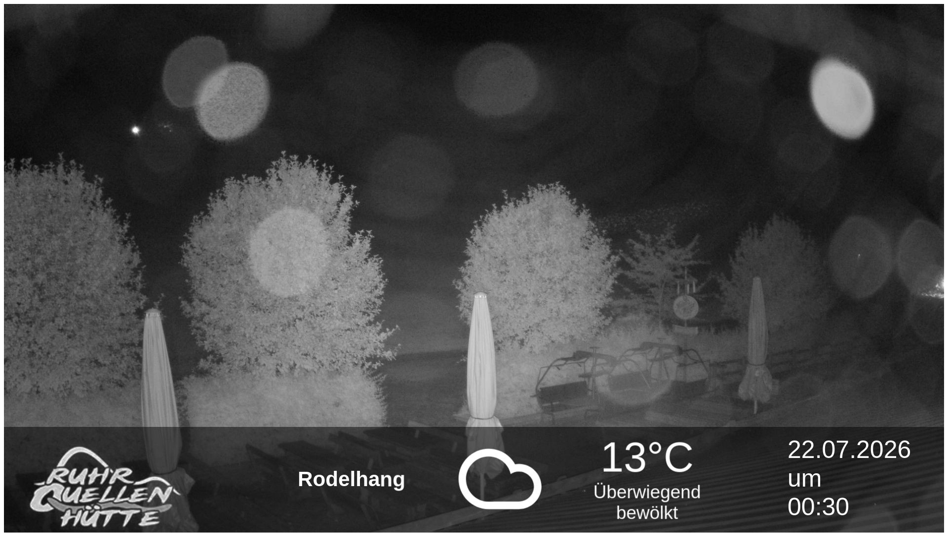 Archived image Webcam Ruhrquelle Winterberg Lower station