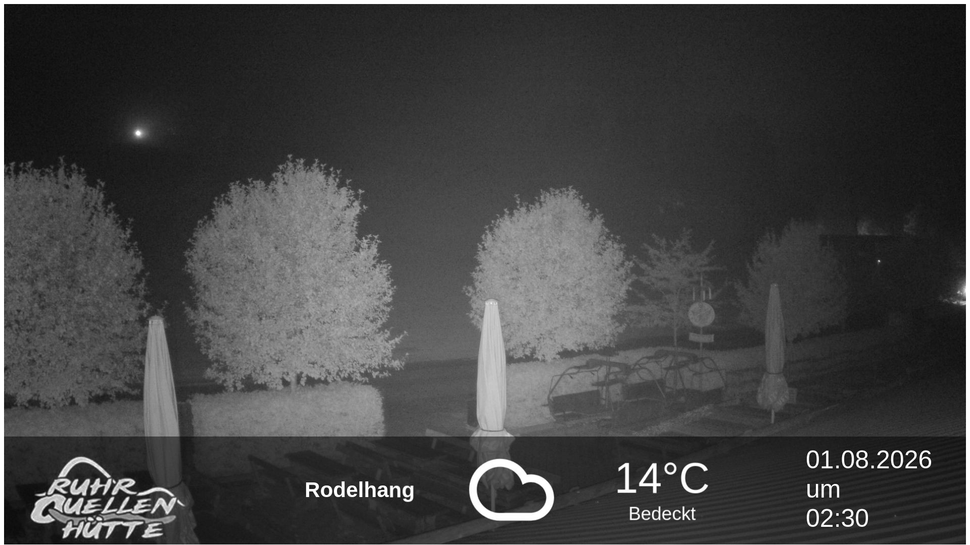 Archived image Webcam Ruhrquelle Winterberg Lower station