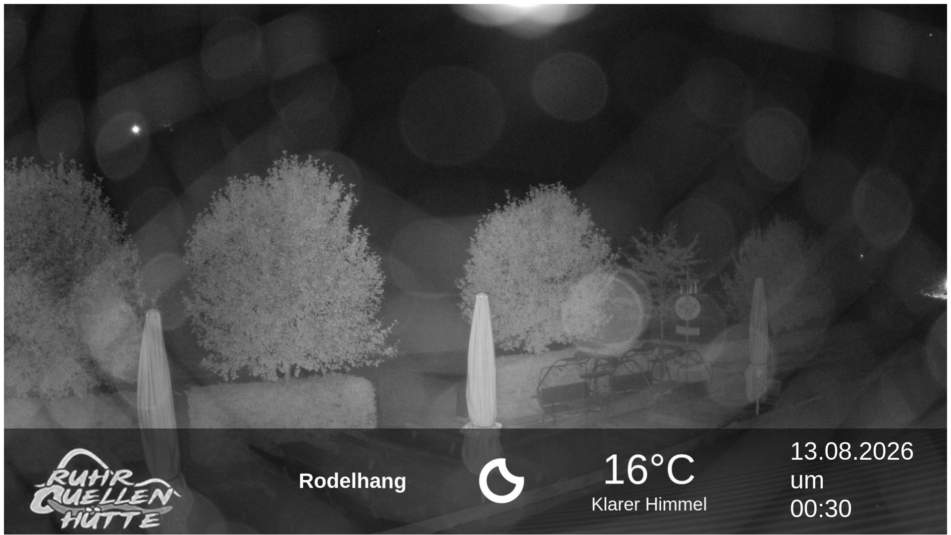 Archived image Webcam Ruhrquelle Winterberg Lower station