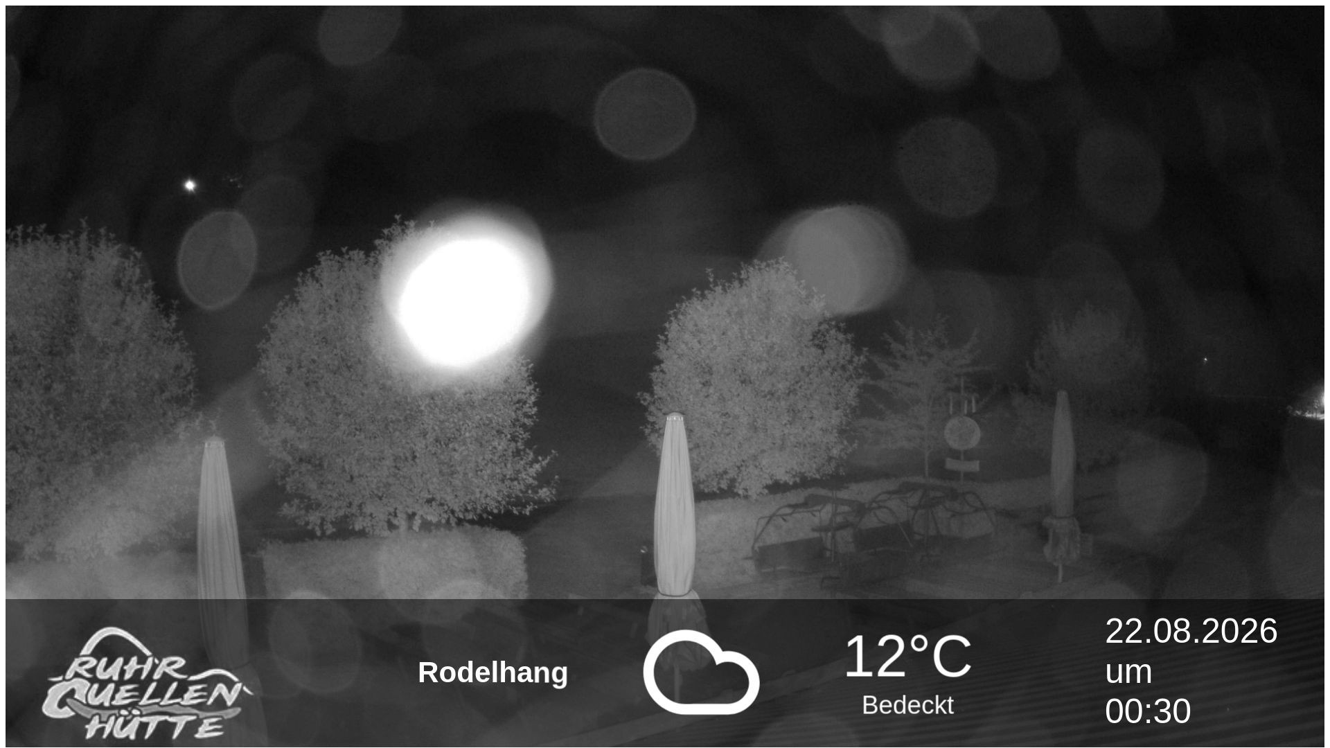 Archived image Webcam Ruhrquelle Winterberg Lower station