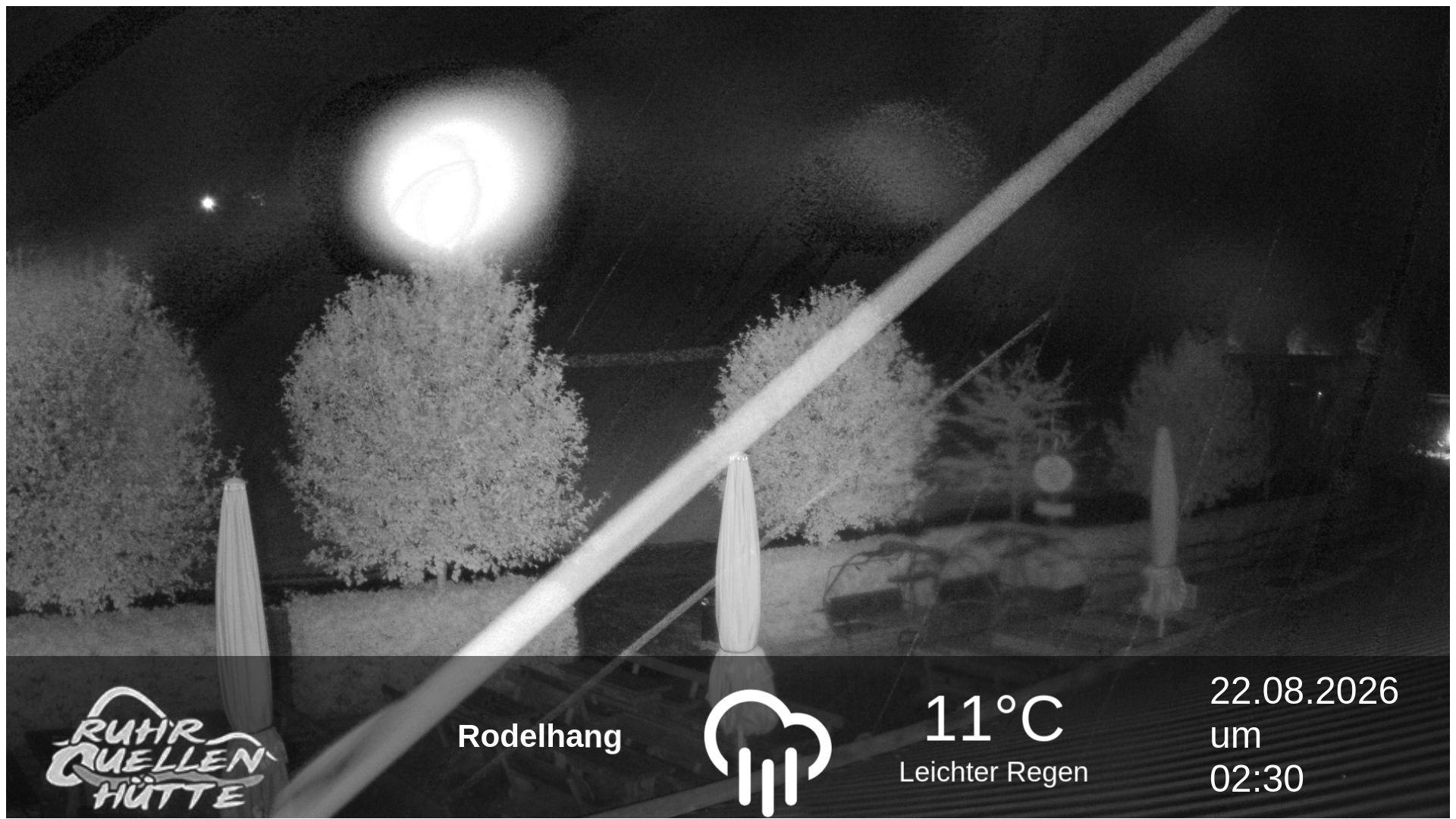Archived image Webcam Ruhrquelle Winterberg Lower station