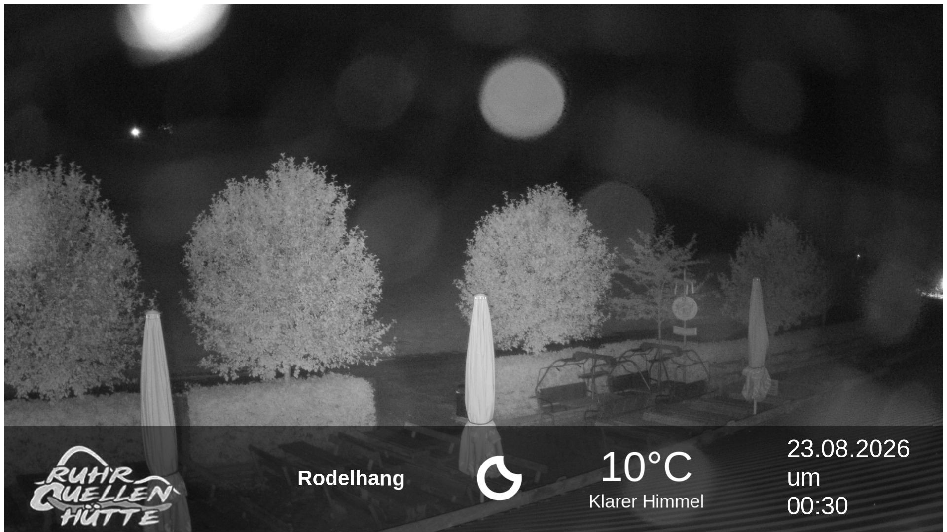 Archived image Webcam Ruhrquelle Winterberg Lower station