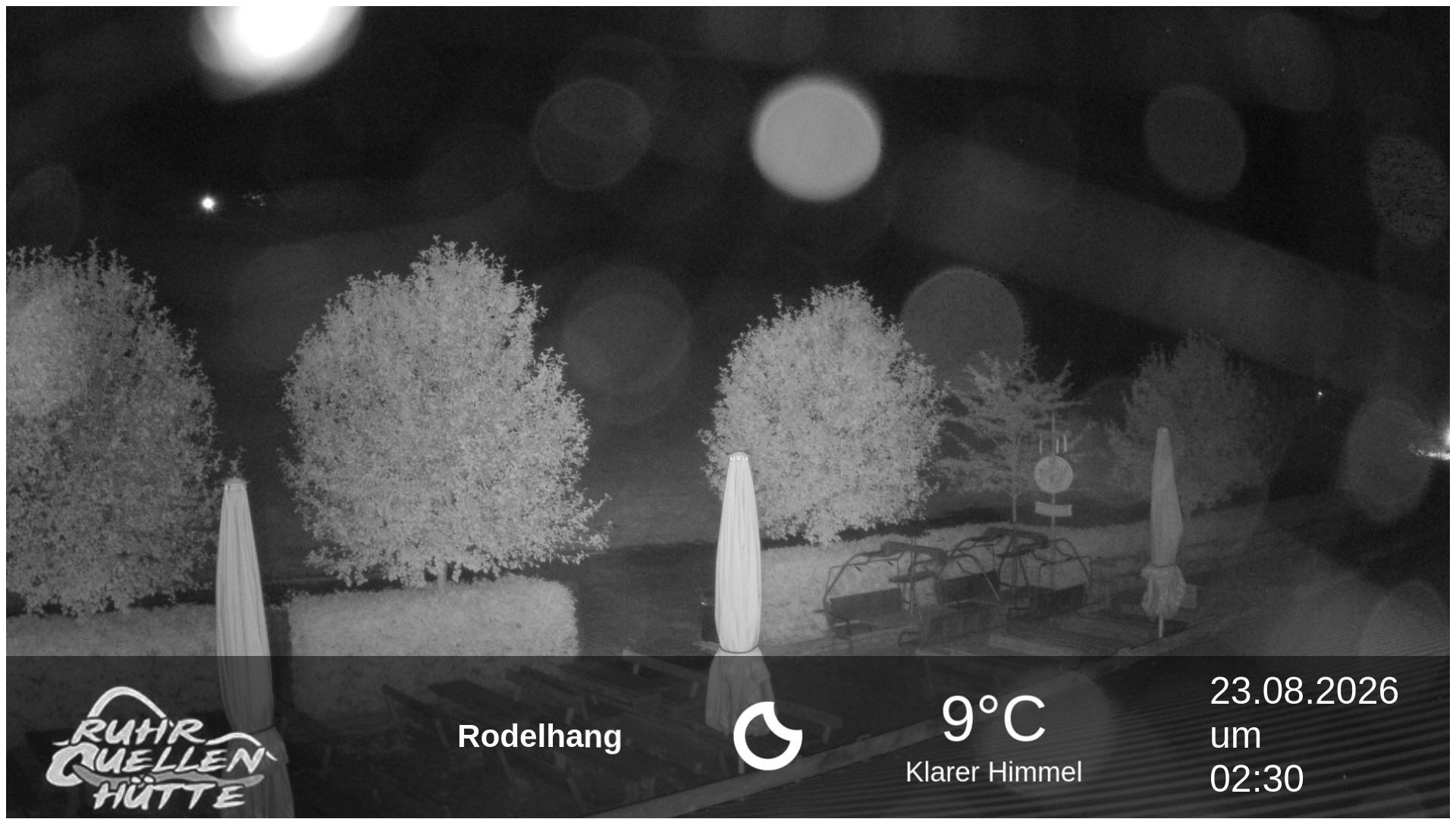 Archived image Webcam Ruhrquelle Winterberg Lower station