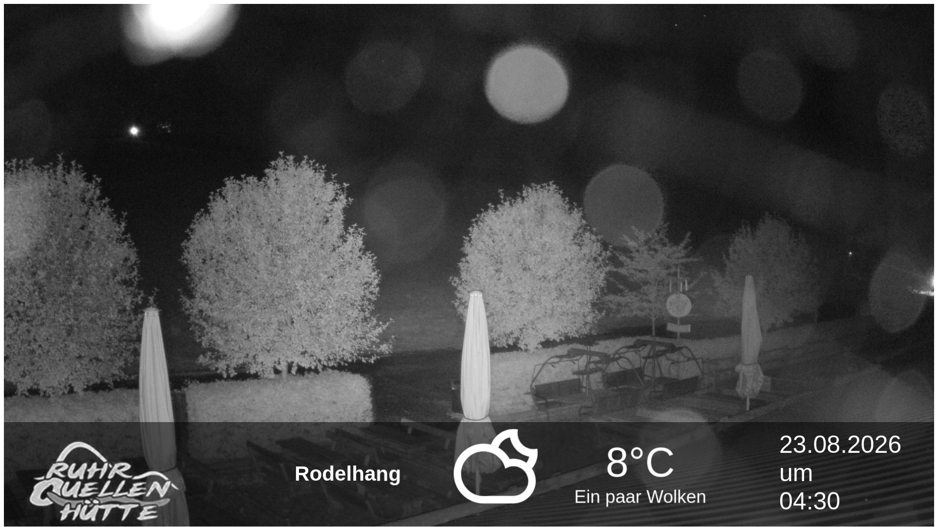 Archived image Webcam Ruhrquelle Winterberg Lower station