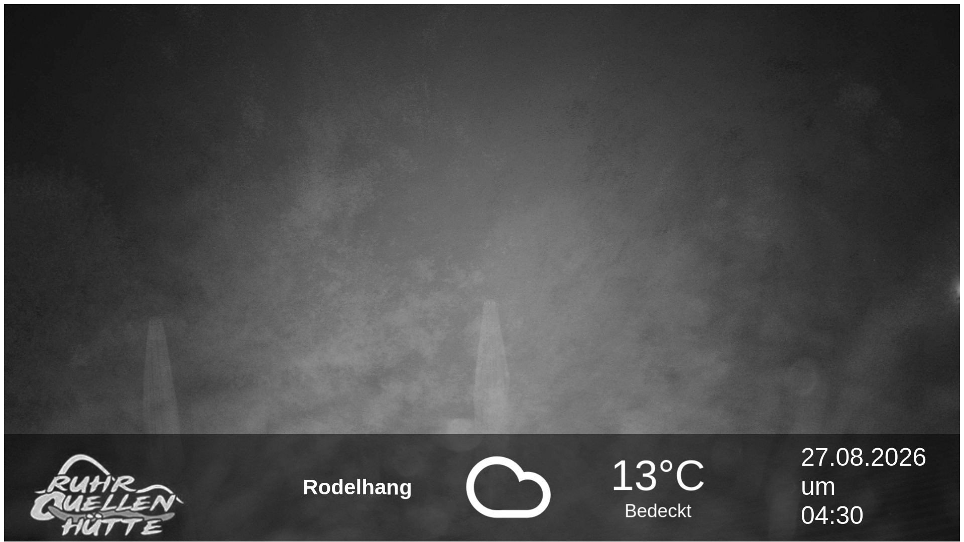 Archived image Webcam Ruhrquelle Winterberg Lower station