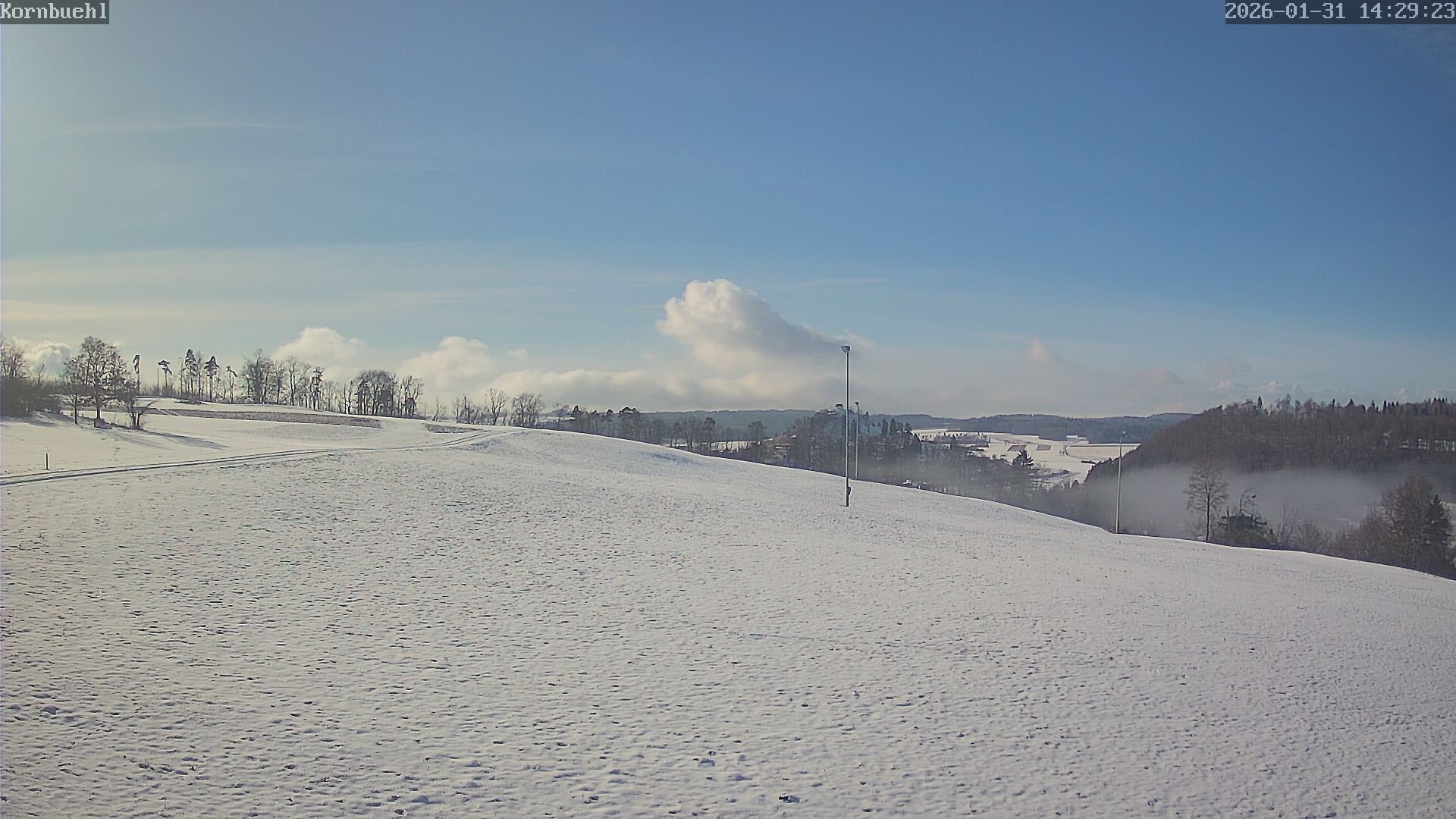 Archiv Foto Webcam Salmendingen Blick Piste und vom Lift
