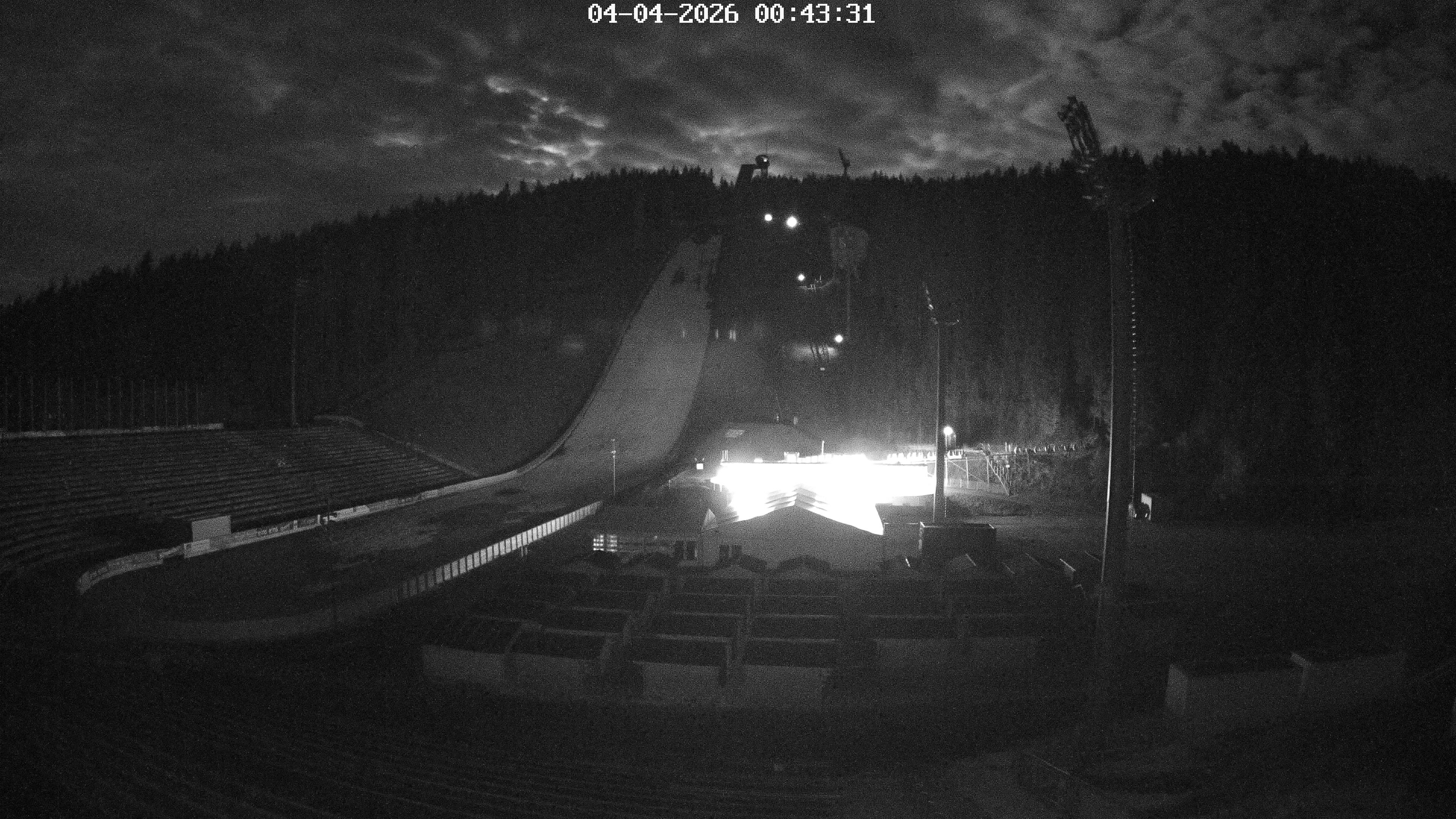 Archiv Foto Webcam Sparkasse Vogtland Arena in Klingenthal