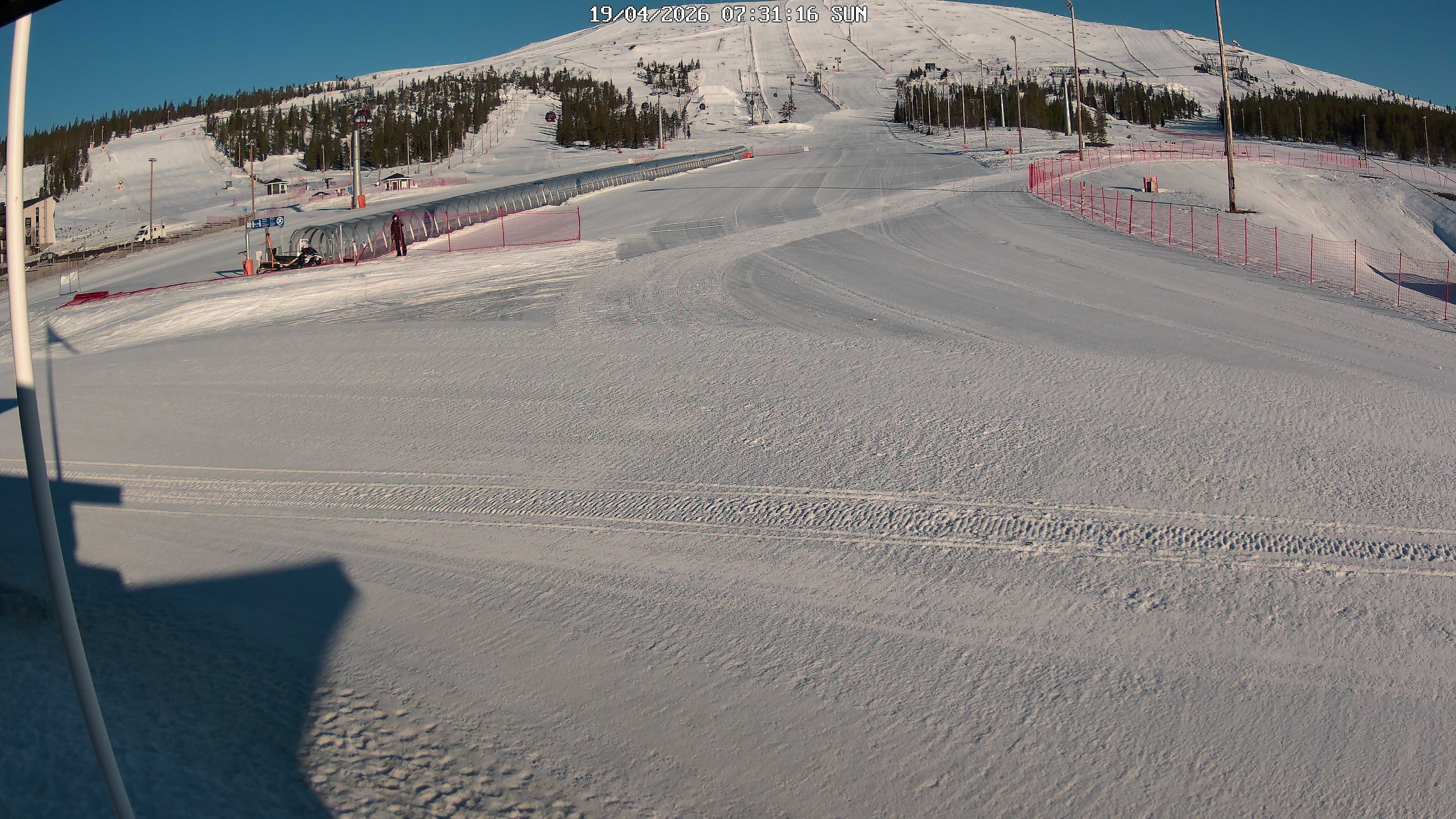 Archived image Webcam Ylläs Slope Cam Rinne