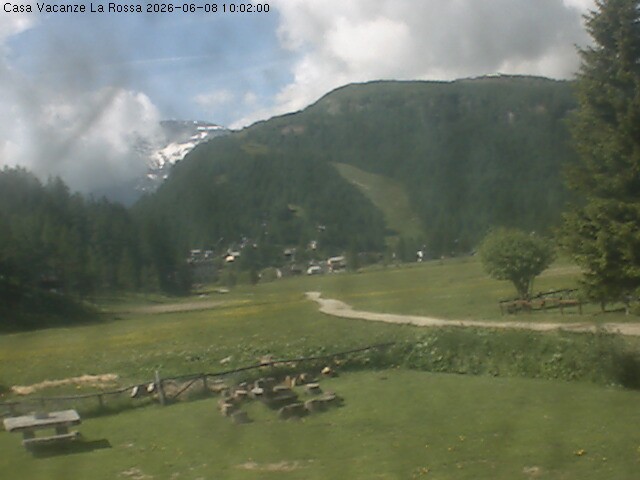 Archiv Foto Webcam Casa Vacanze La Rossa, Alpe Devero