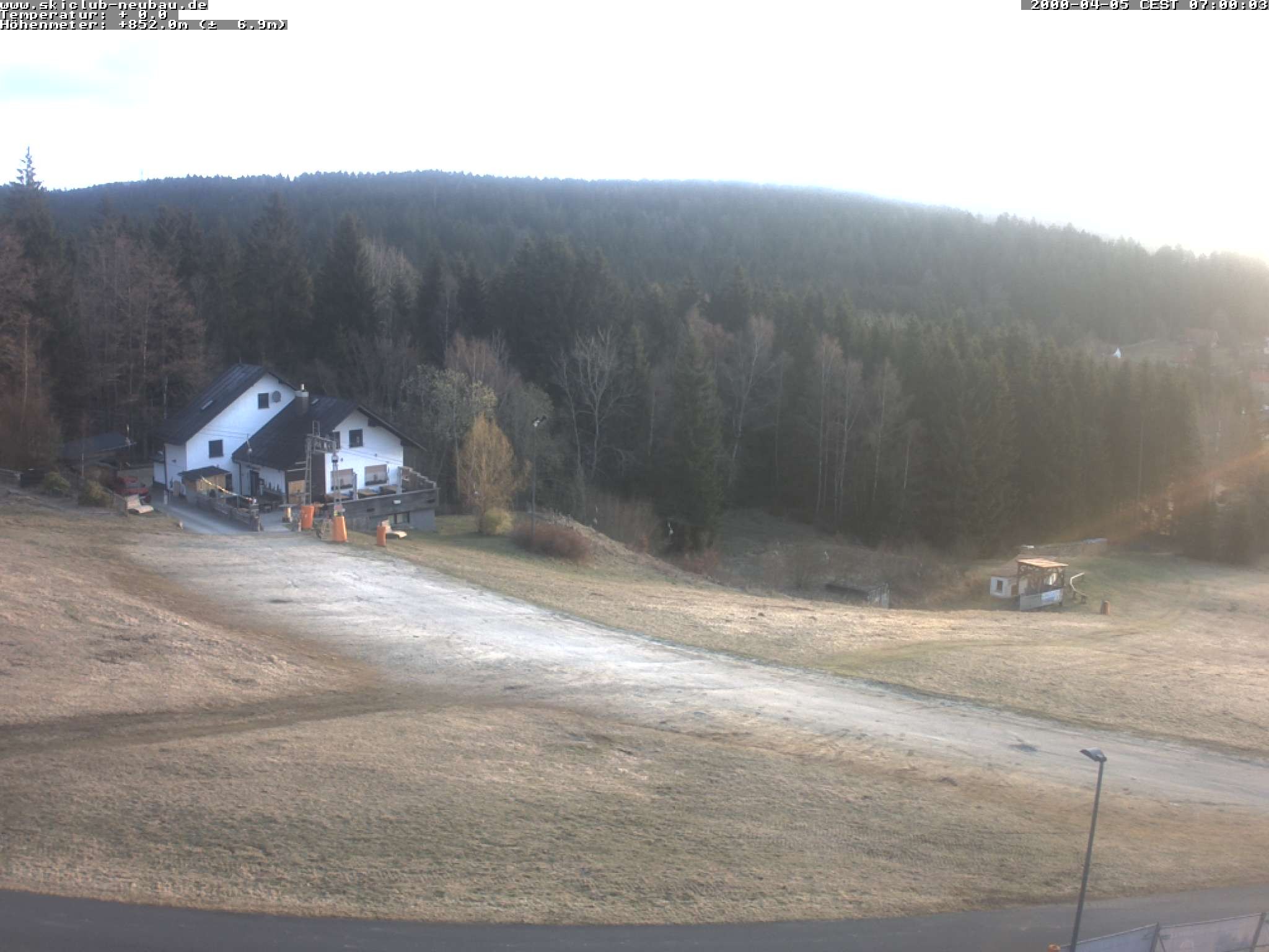 Archived image Webcam "Bleaml Alm" Restaurant