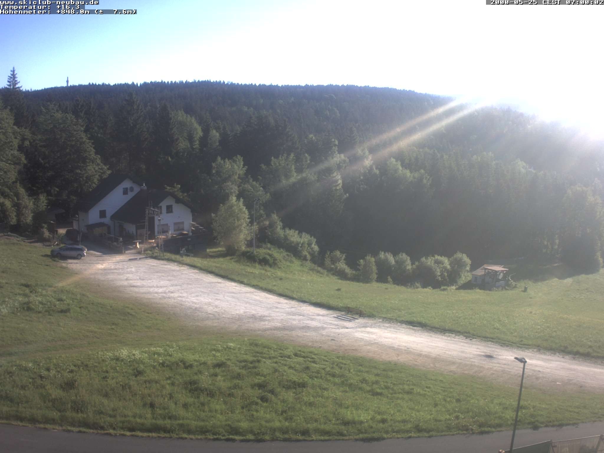 Archived image Webcam "Bleaml Alm" Restaurant