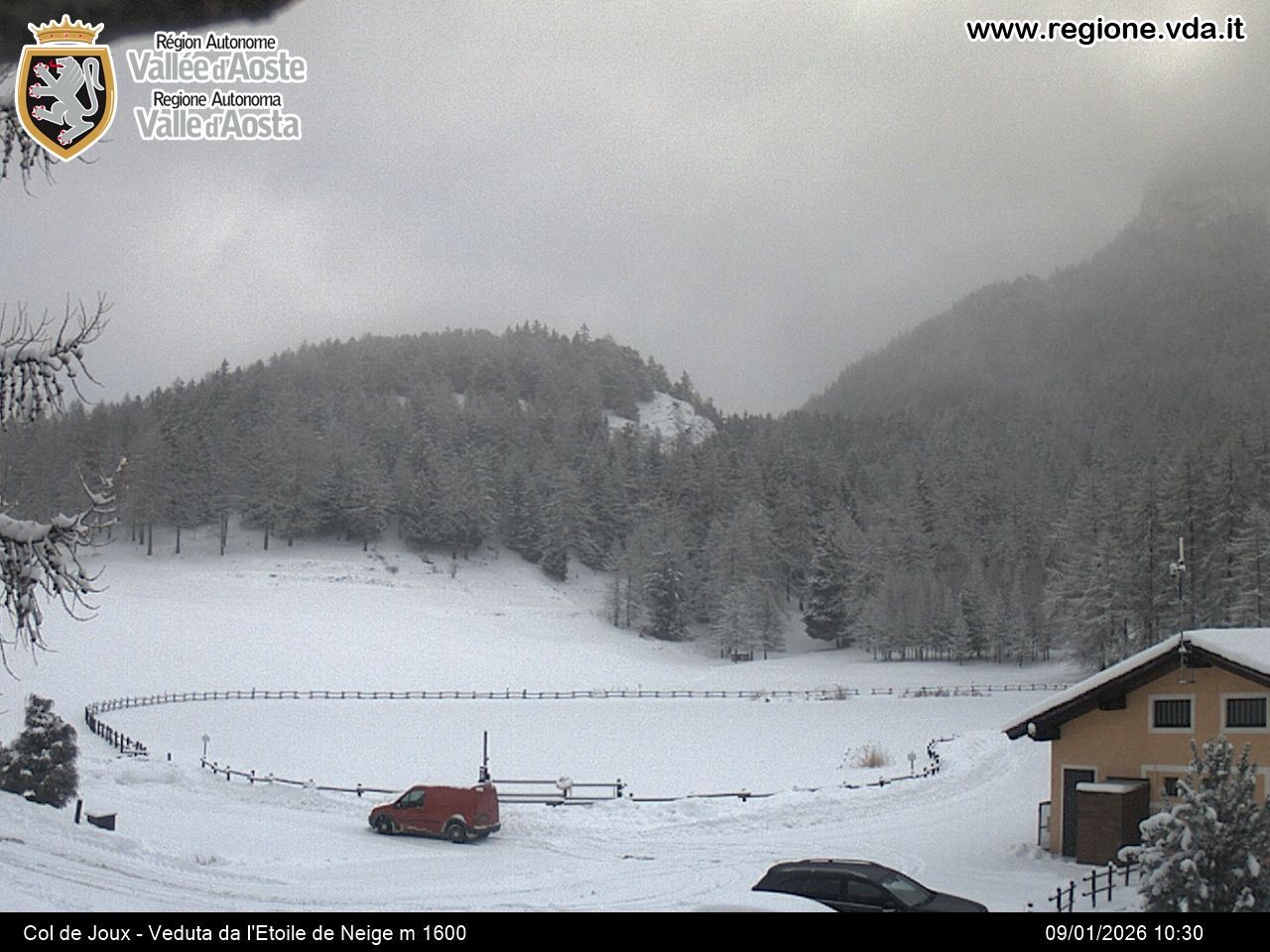 Archiv Foto Webcam Colle di Joux - Aostatal