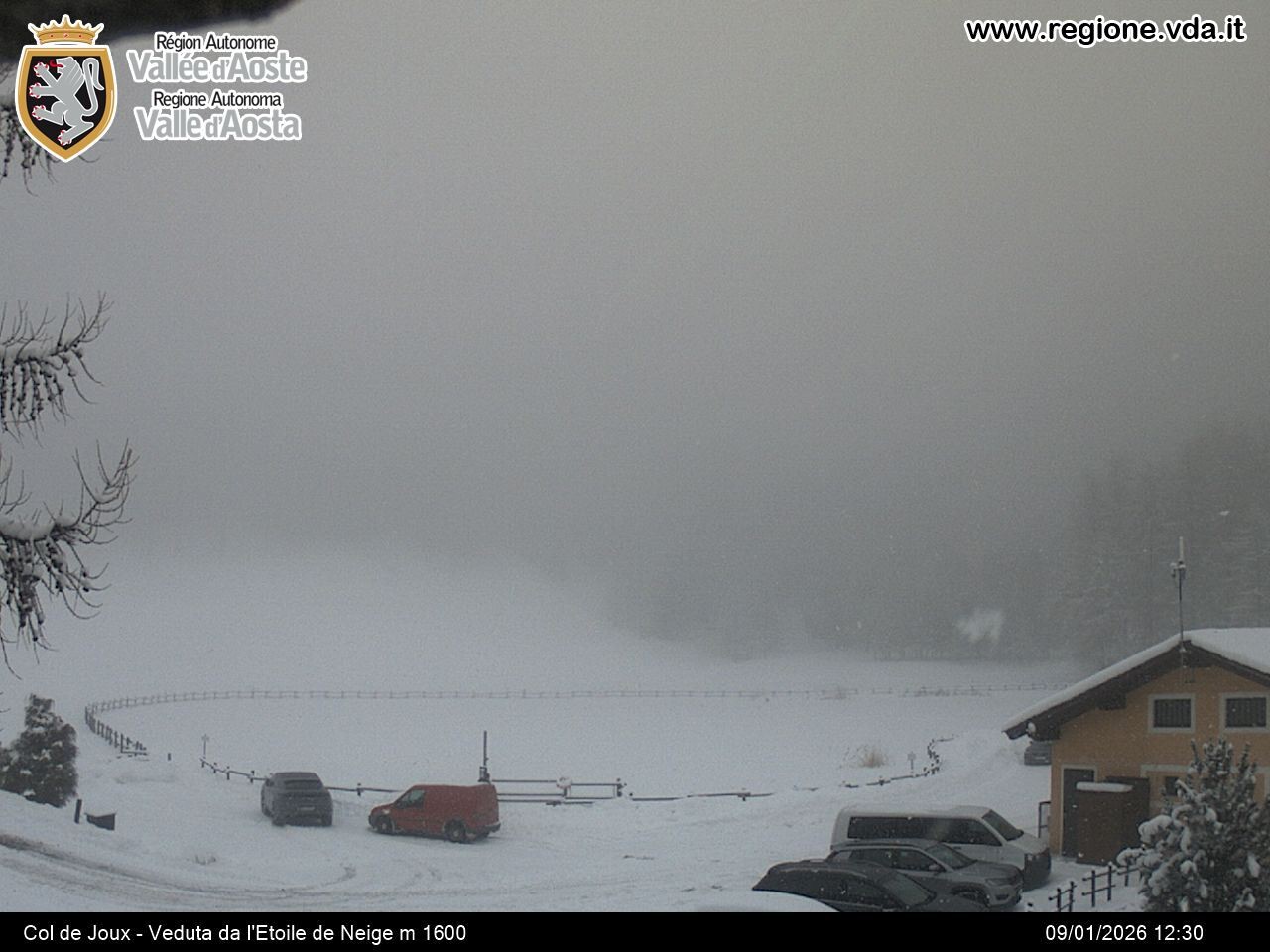 Archiv Foto Webcam Colle di Joux - Aostatal