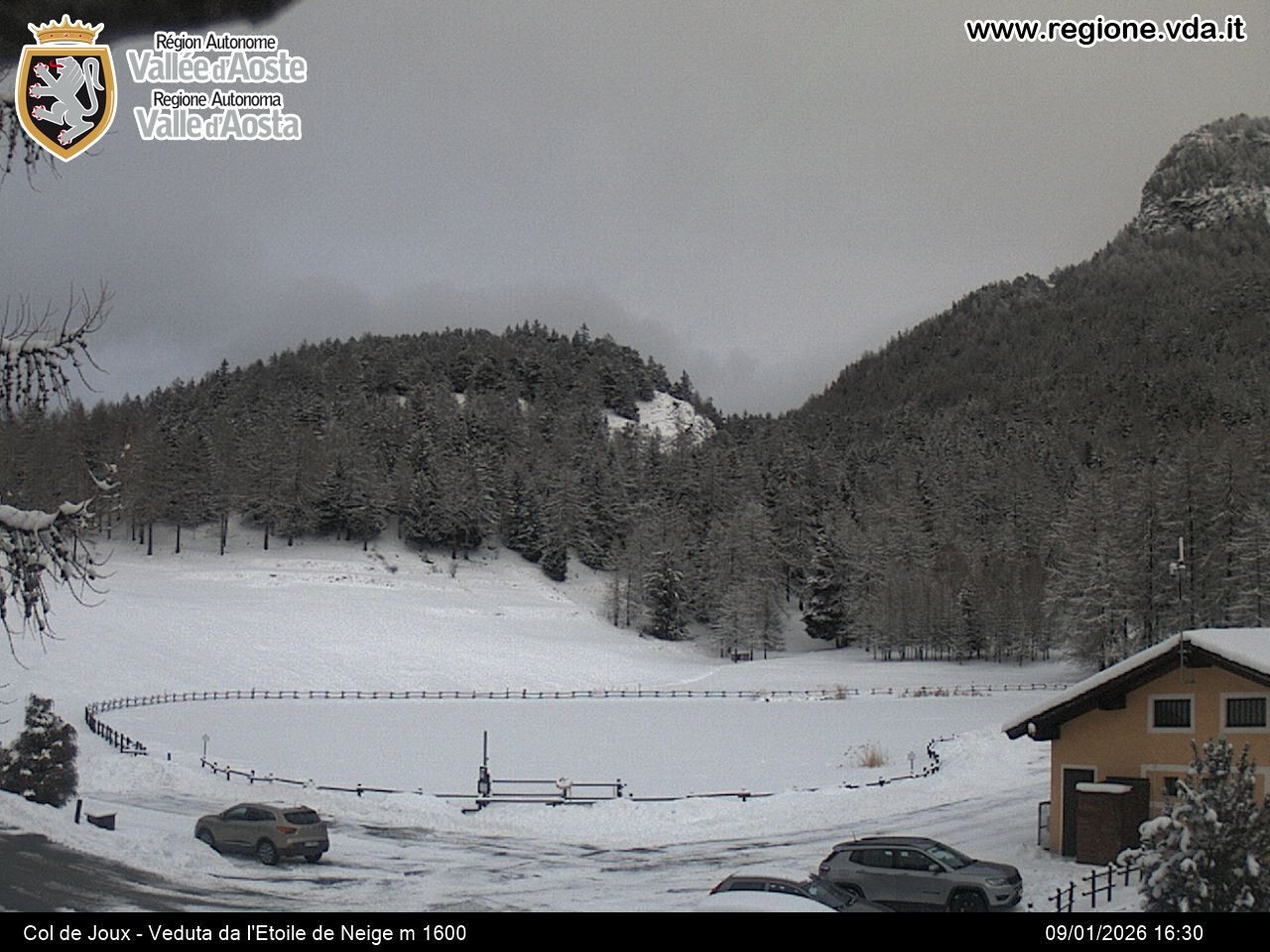 Archiv Foto Webcam Colle di Joux - Aostatal