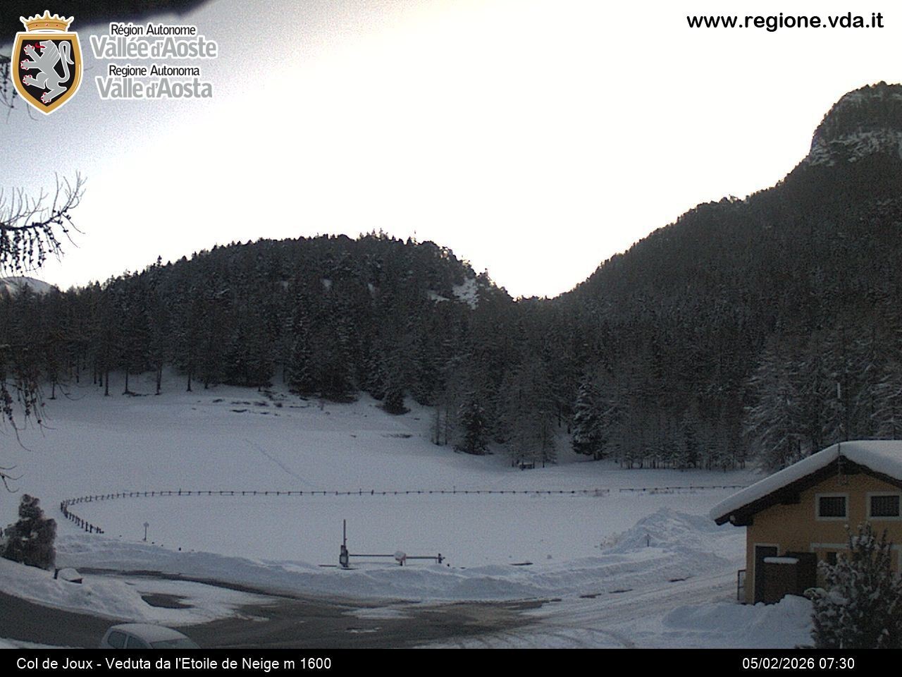 Archiv Foto Webcam Colle di Joux - Aostatal
