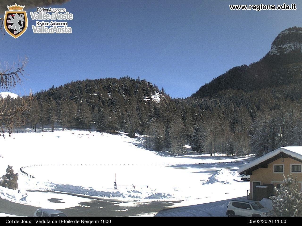 Archiv Foto Webcam Colle di Joux - Aostatal