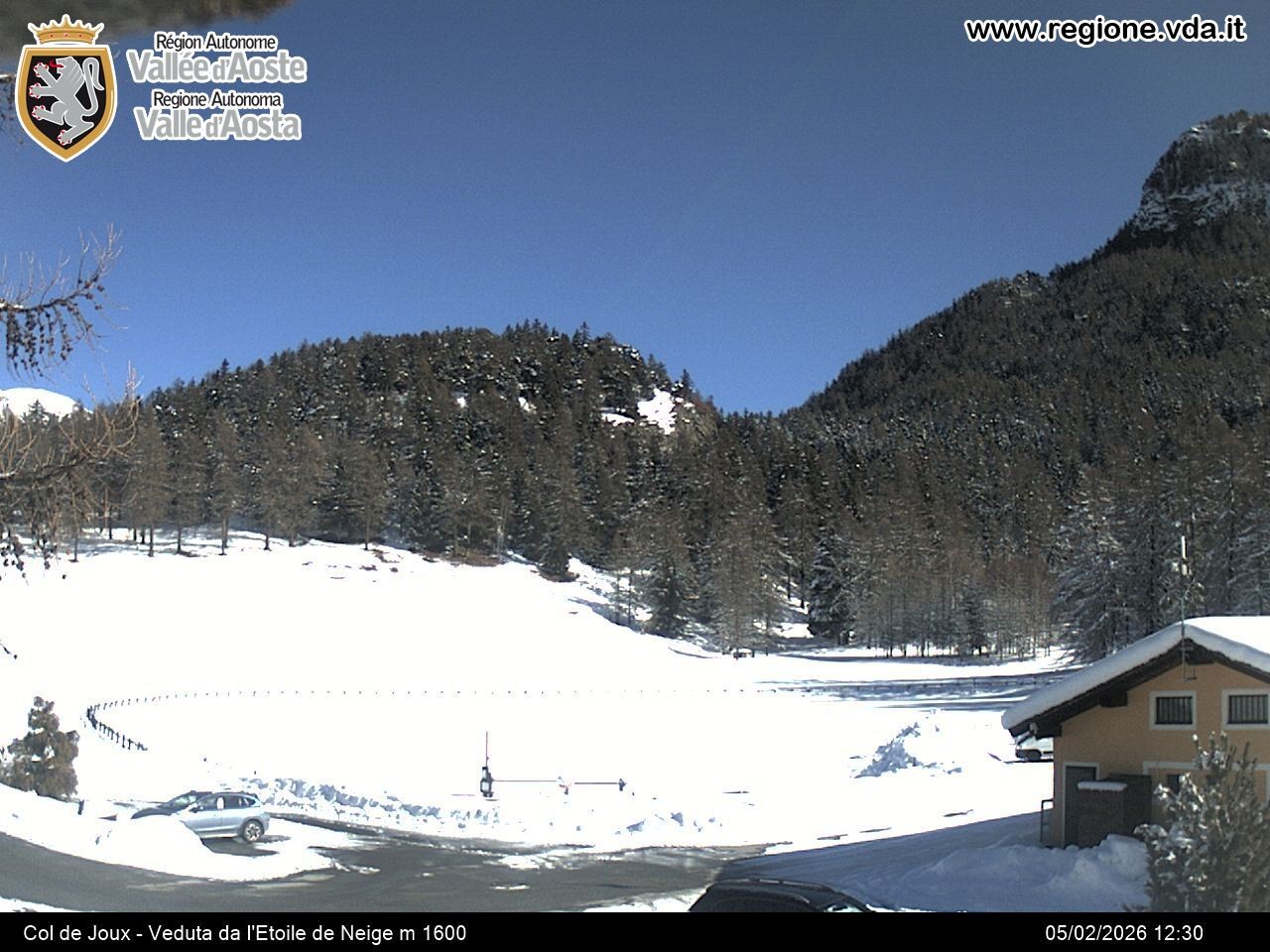 Archiv Foto Webcam Colle di Joux - Aostatal