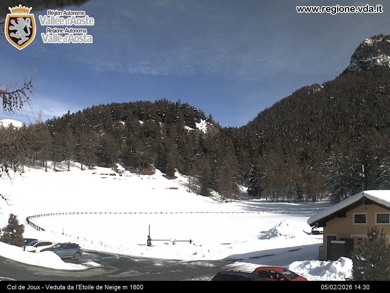 Archiv Foto Webcam Colle di Joux - Aostatal