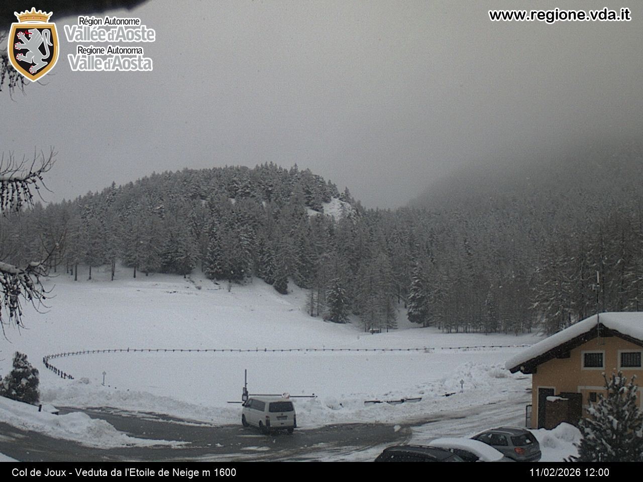 Archiv Foto Webcam Colle di Joux - Aostatal