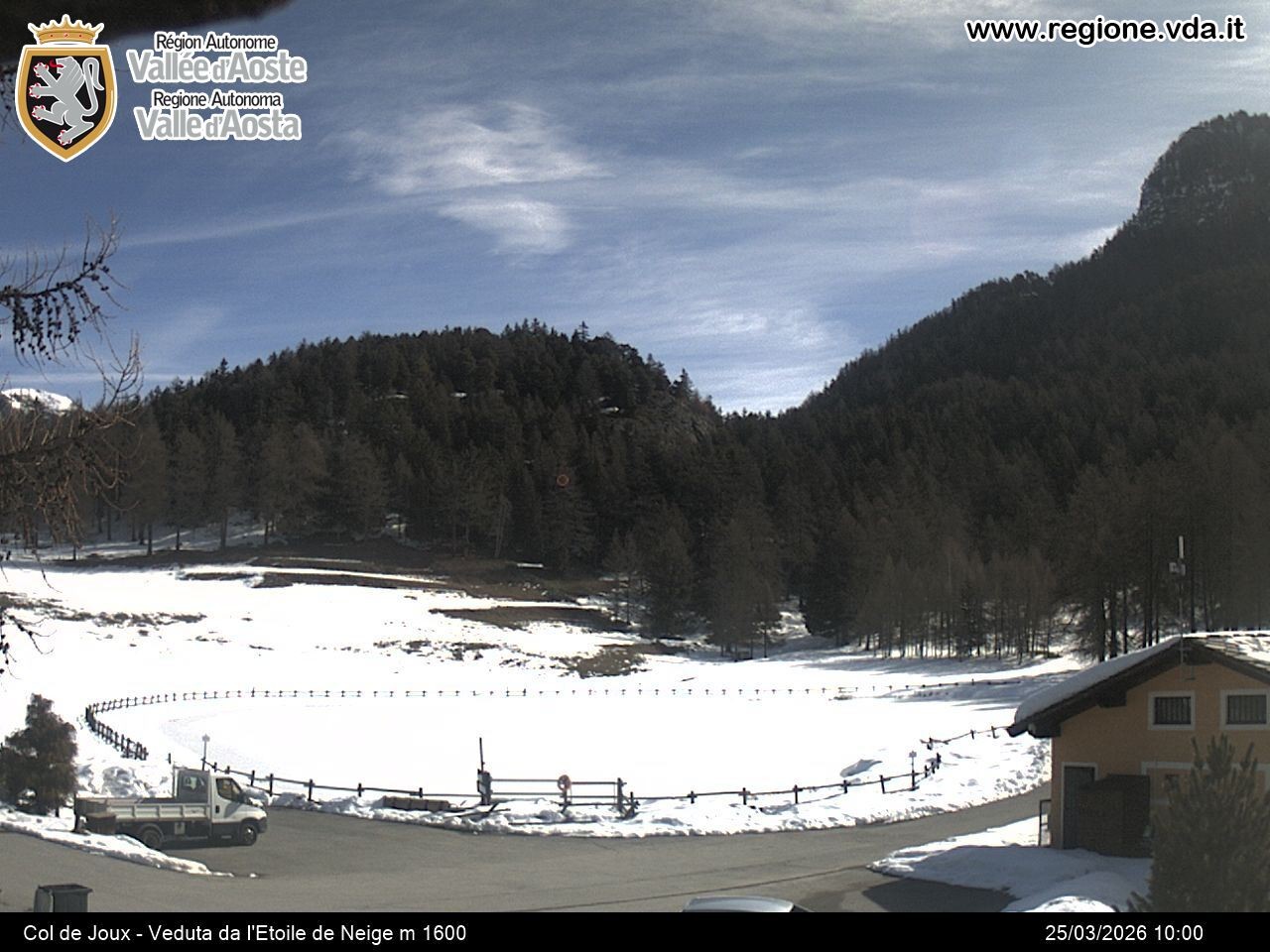 Archiv Foto Webcam Colle di Joux - Aostatal