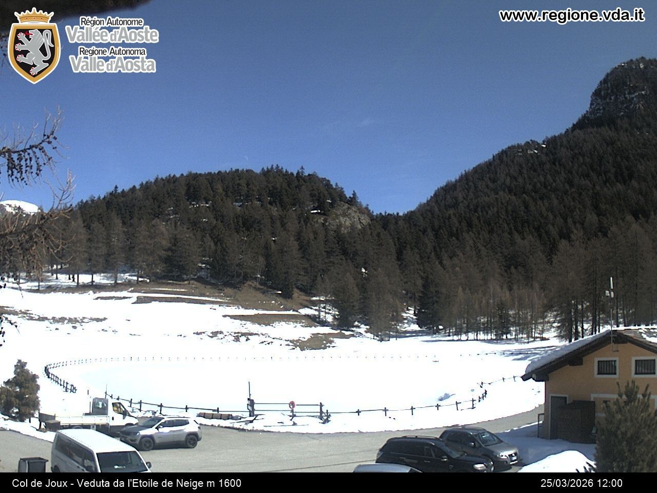 Archiv Foto Webcam Colle di Joux - Aostatal