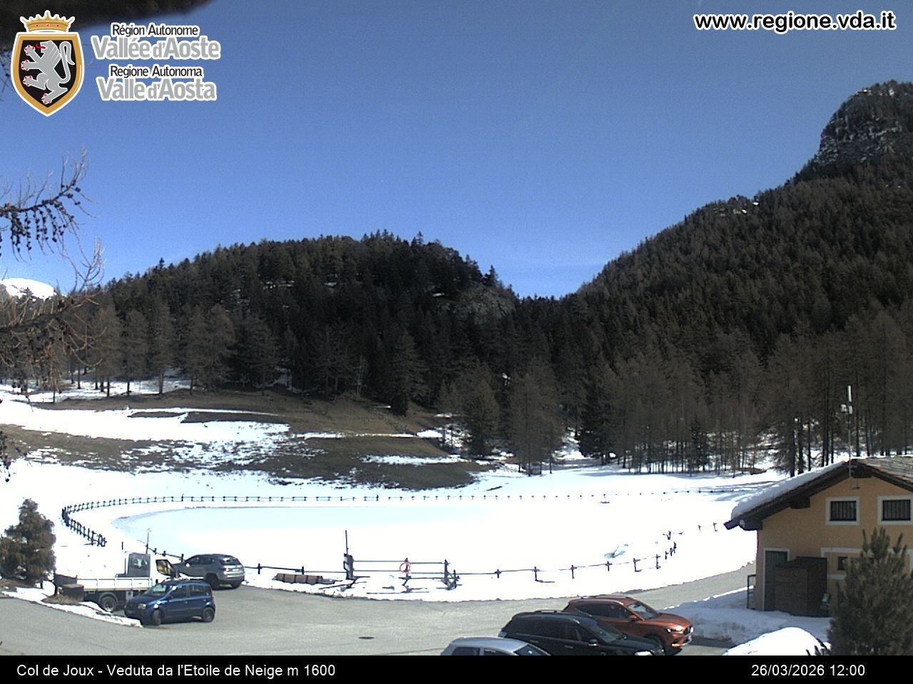 Archiv Foto Webcam Colle di Joux - Aostatal
