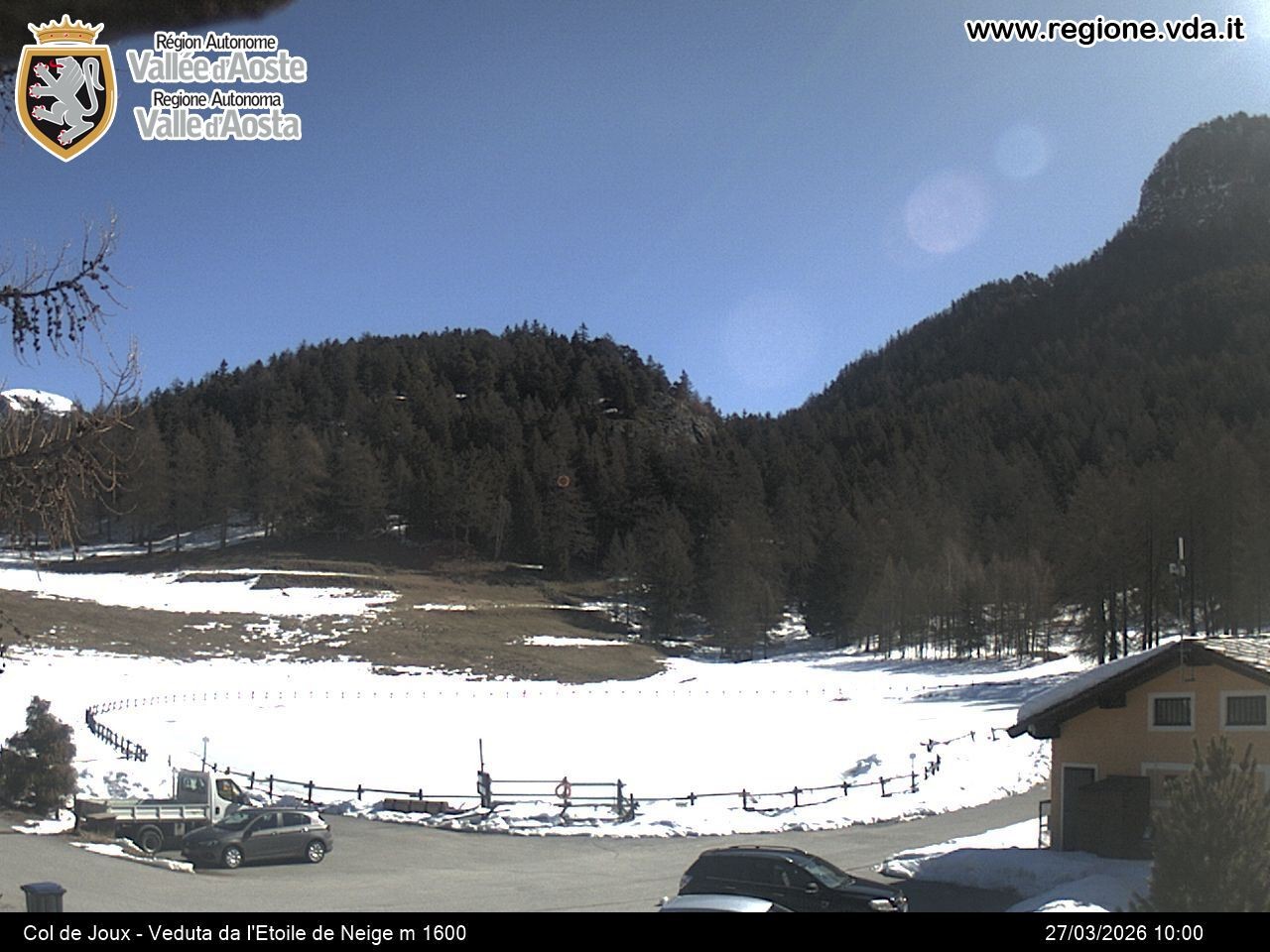 Archiv Foto Webcam Colle di Joux - Aostatal