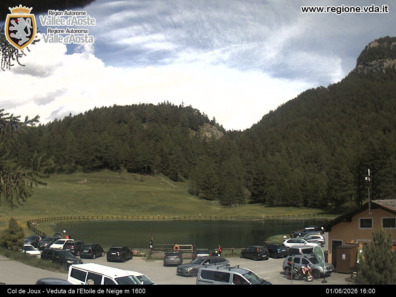 Archived image Webcam Colle di Joux