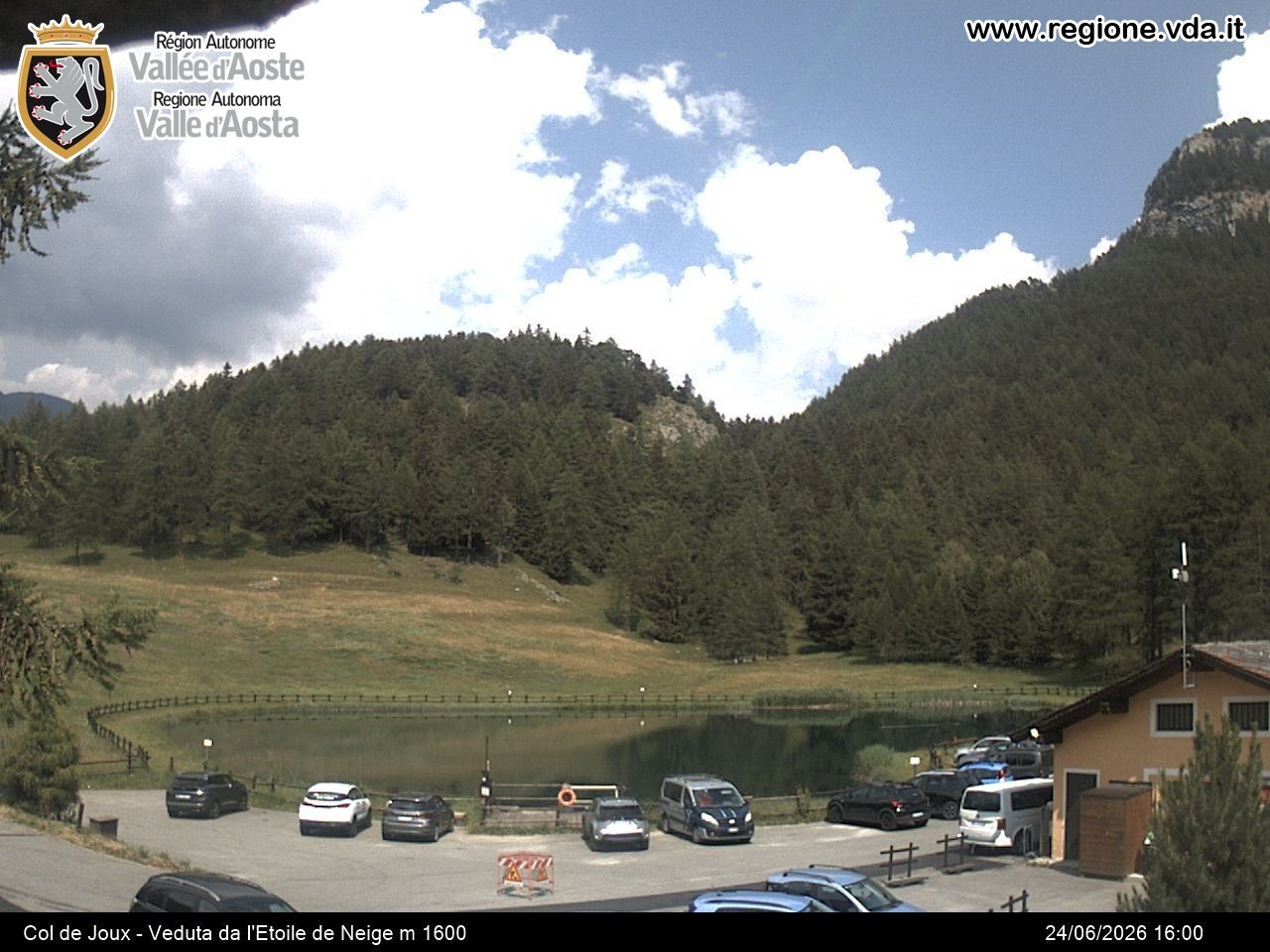 Archiv Foto Webcam Colle di Joux - Aostatal