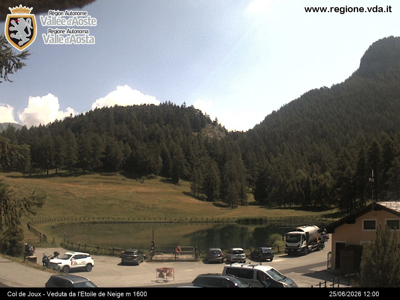 Archiv Foto Webcam Colle di Joux - Aostatal
