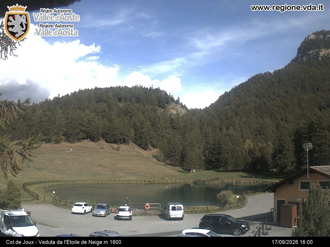 Archiv Foto Webcam Colle di Joux - Aostatal
