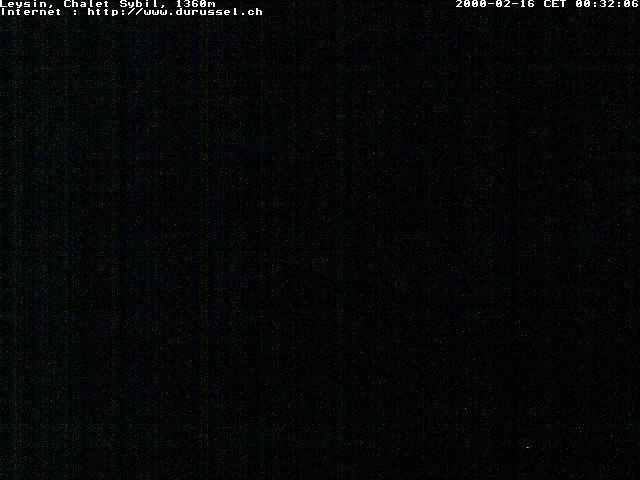 Archiv Foto Webcam Chalet Sybil (1360m), Leysin